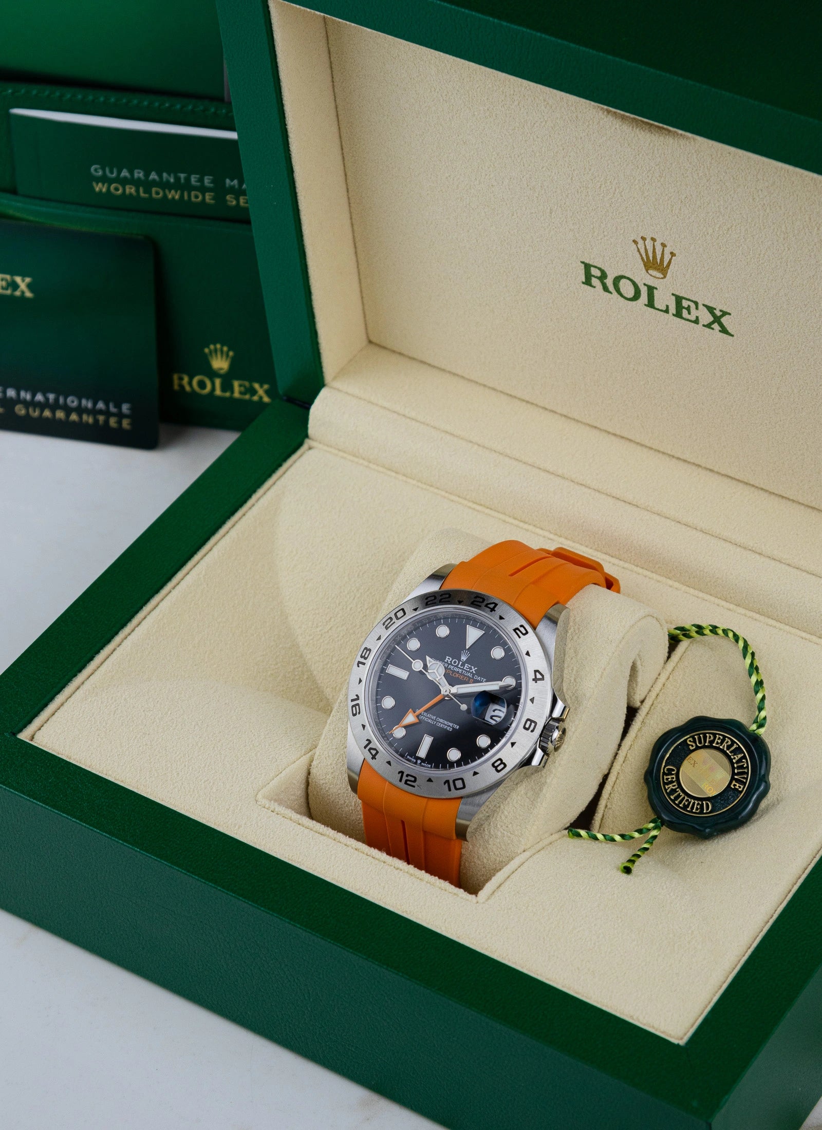 2023 Rolex Explorer 2 216570 Full Set Kruk