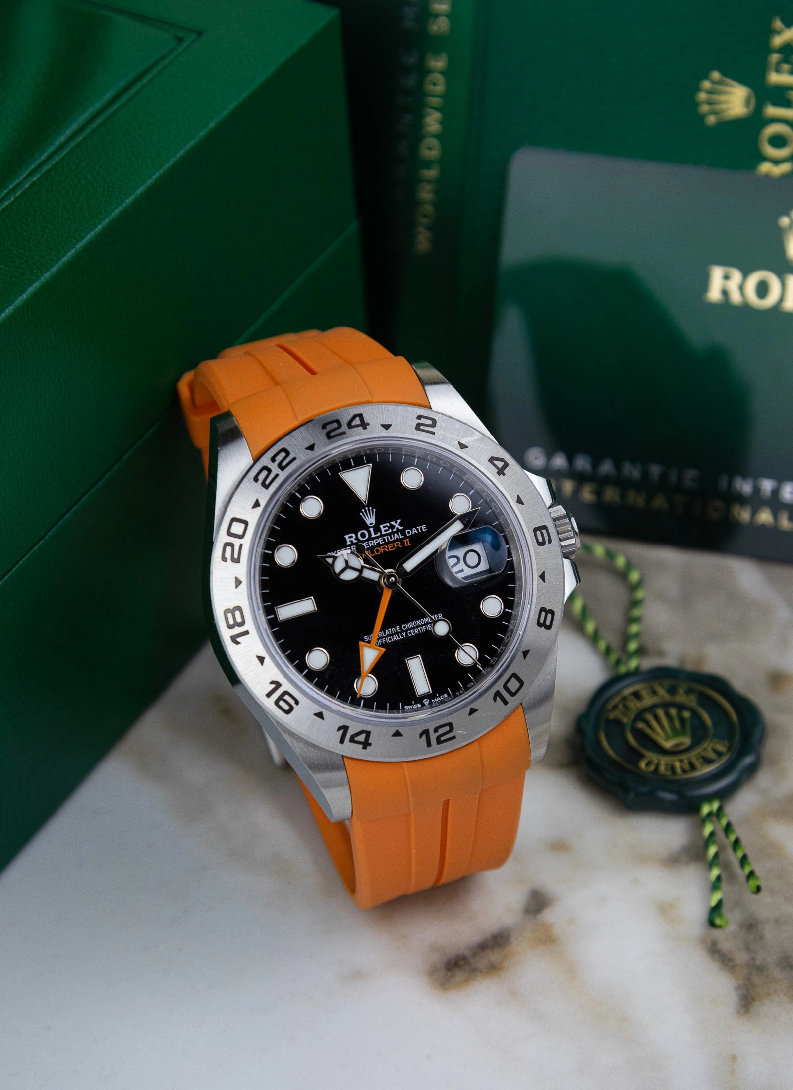 2023 Rolex Explorer 2 216570 Full Set Kruk
