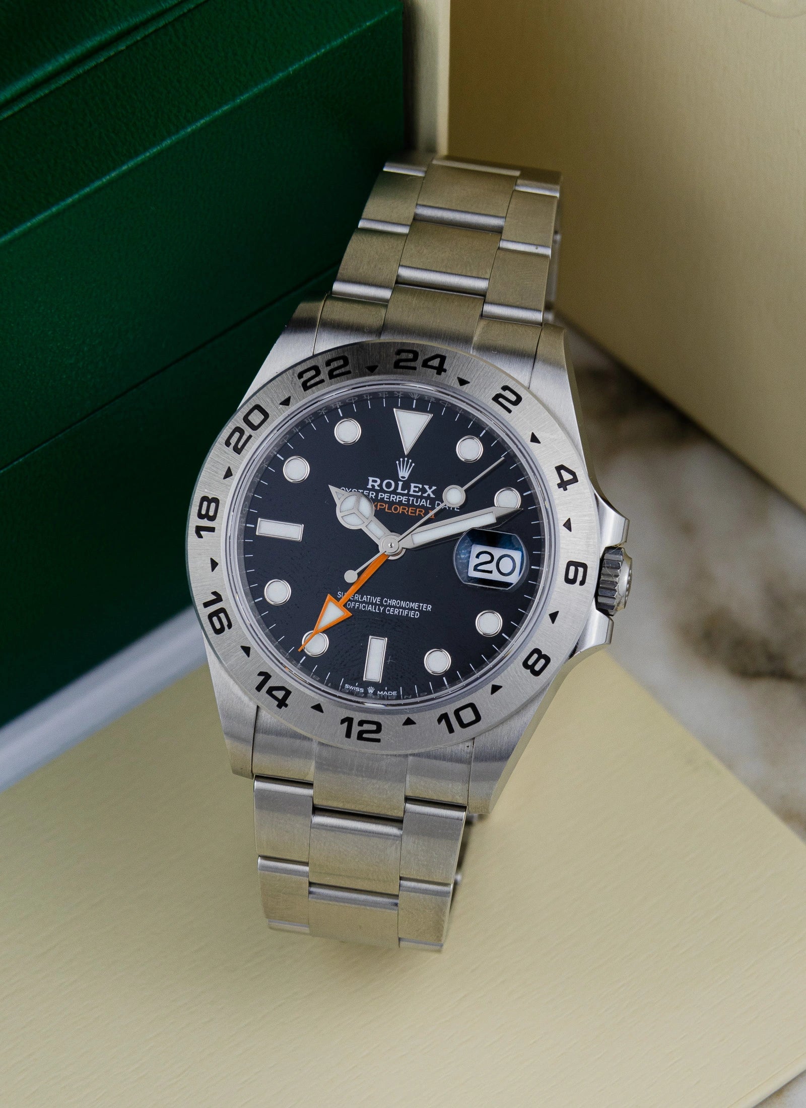 2023 Rolex Explorer 2 216570 Full Set Kruk