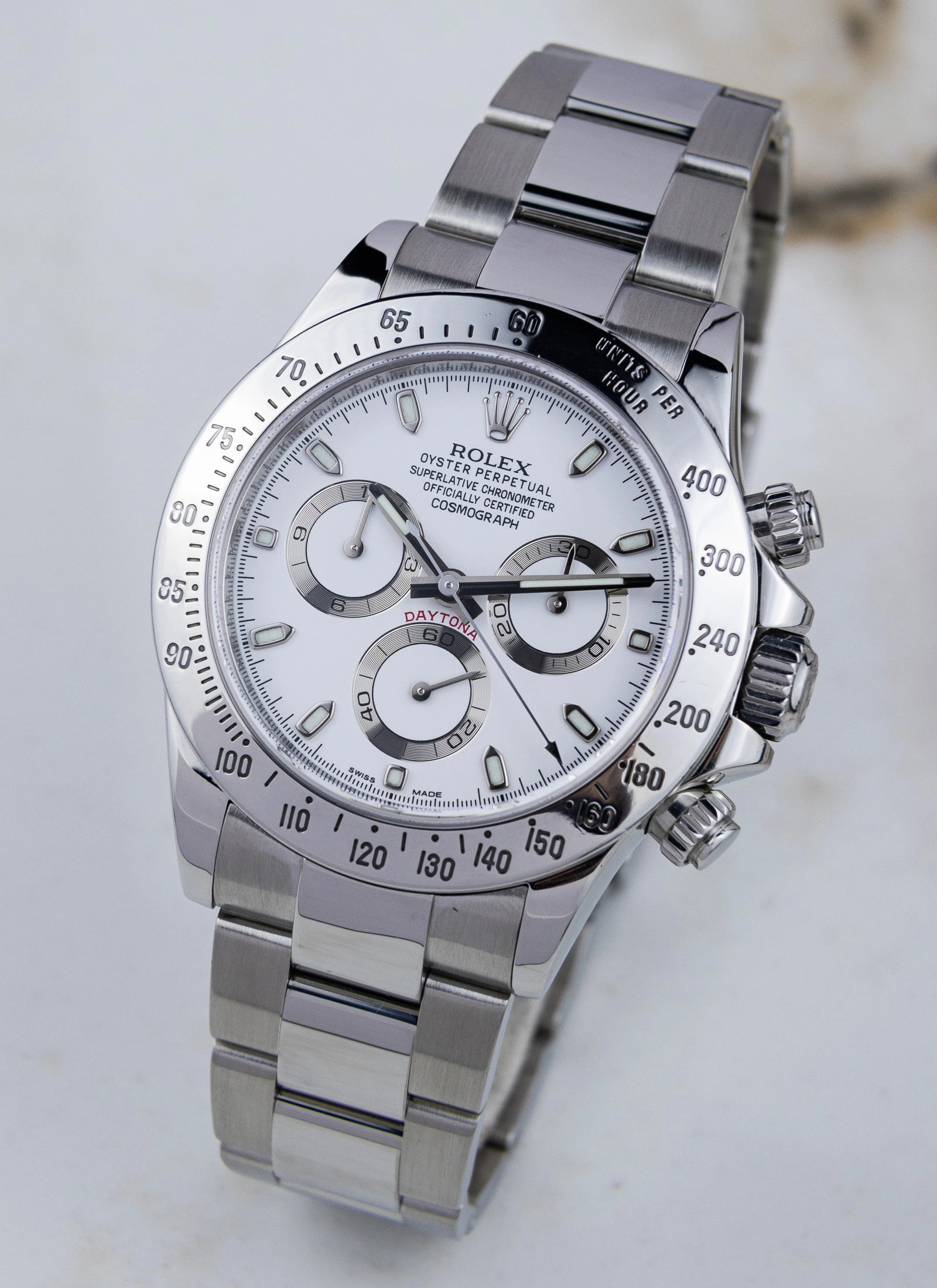 2011 Rolex Cosmograph Daytona White 116520 Full Set