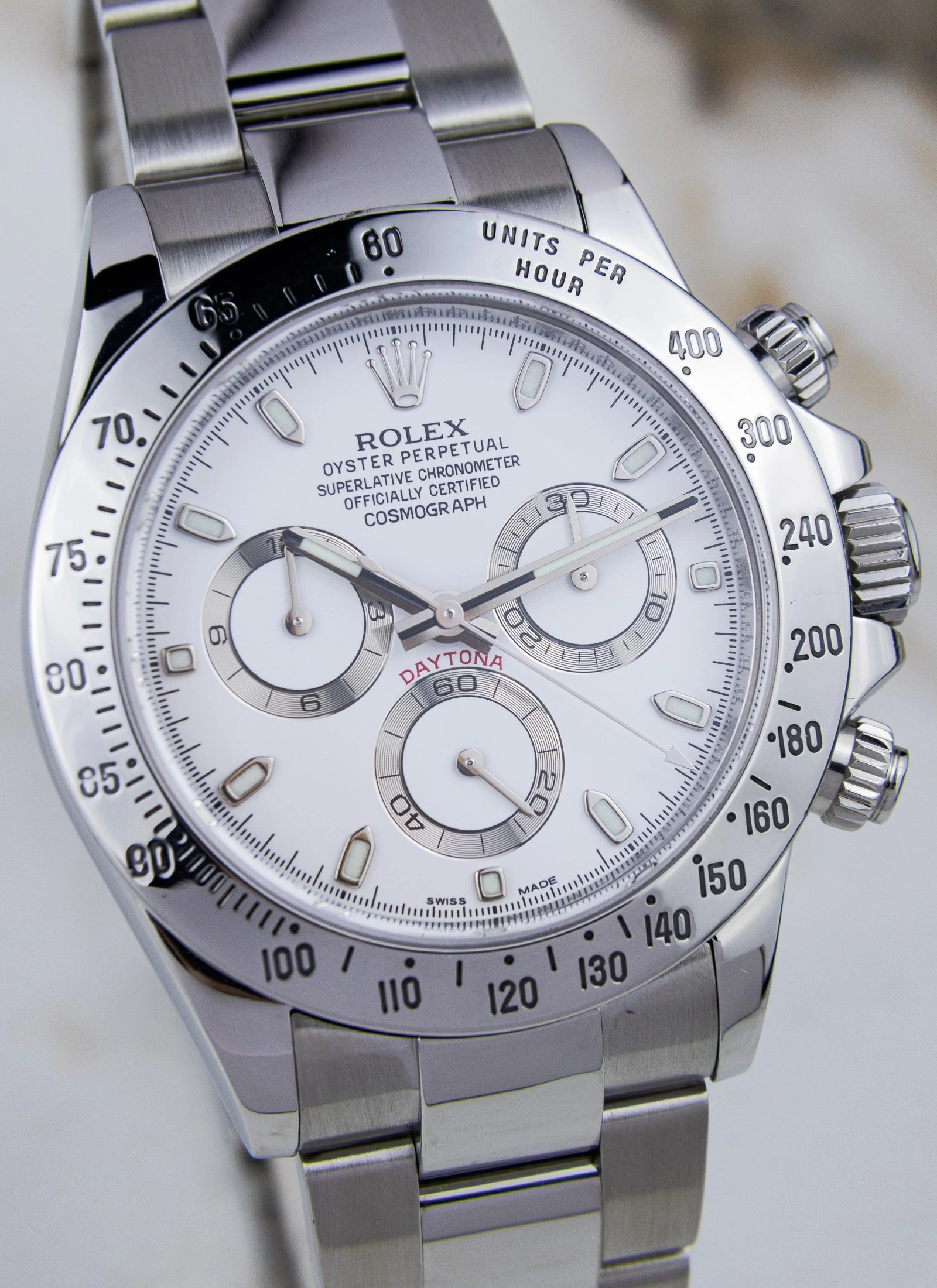 2011 Rolex Cosmograph Daytona White 116520 Full Set