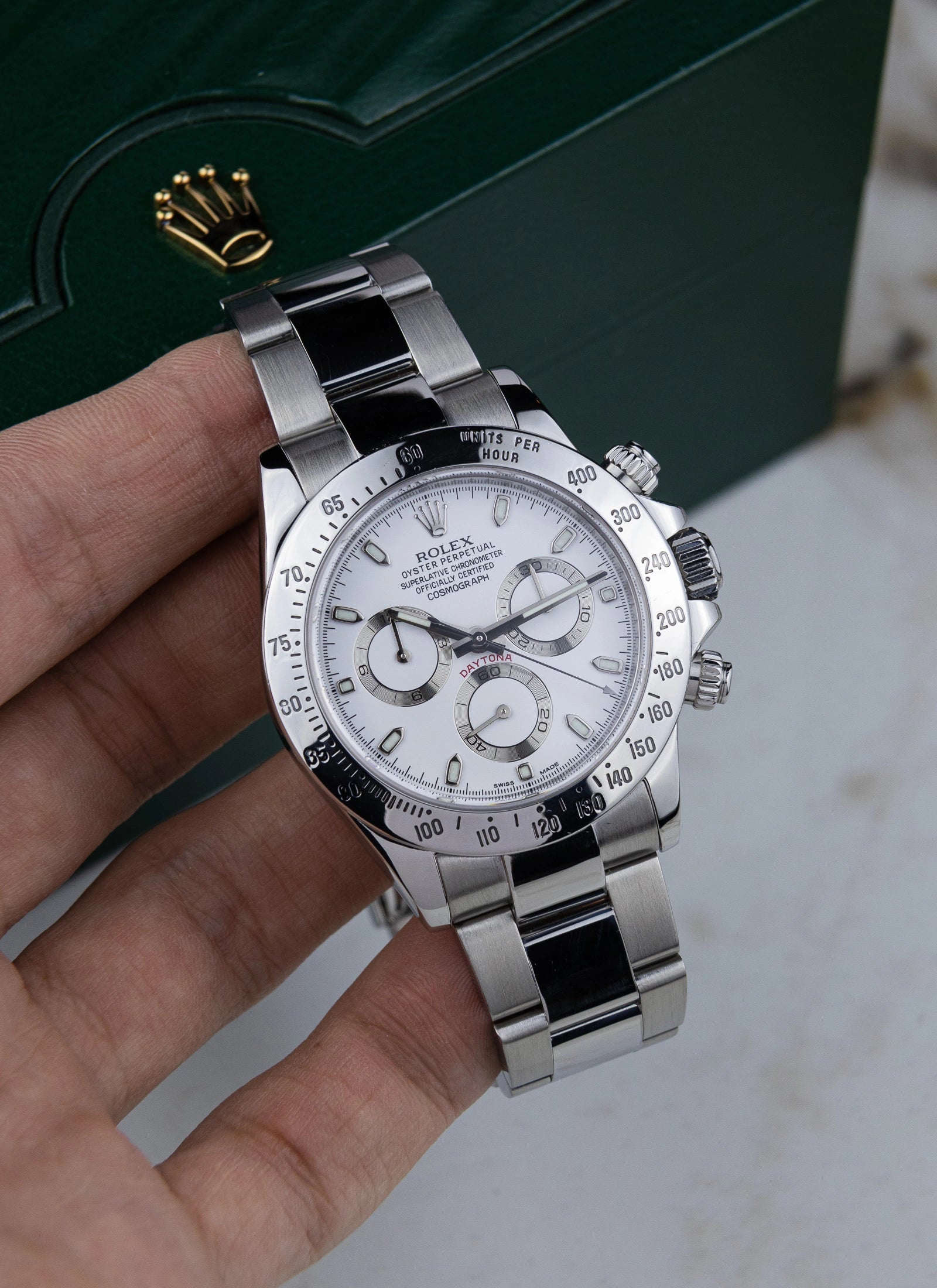 2011 Rolex Cosmograph Daytona White 116520 Full Set