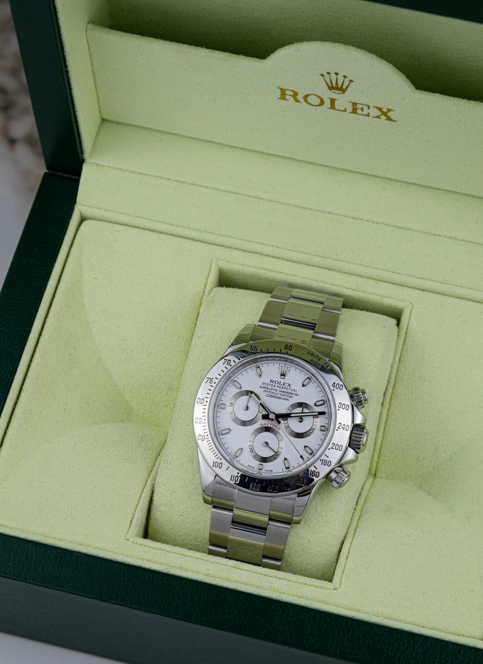 2011 Rolex Cosmograph Daytona White 116520 Full Set