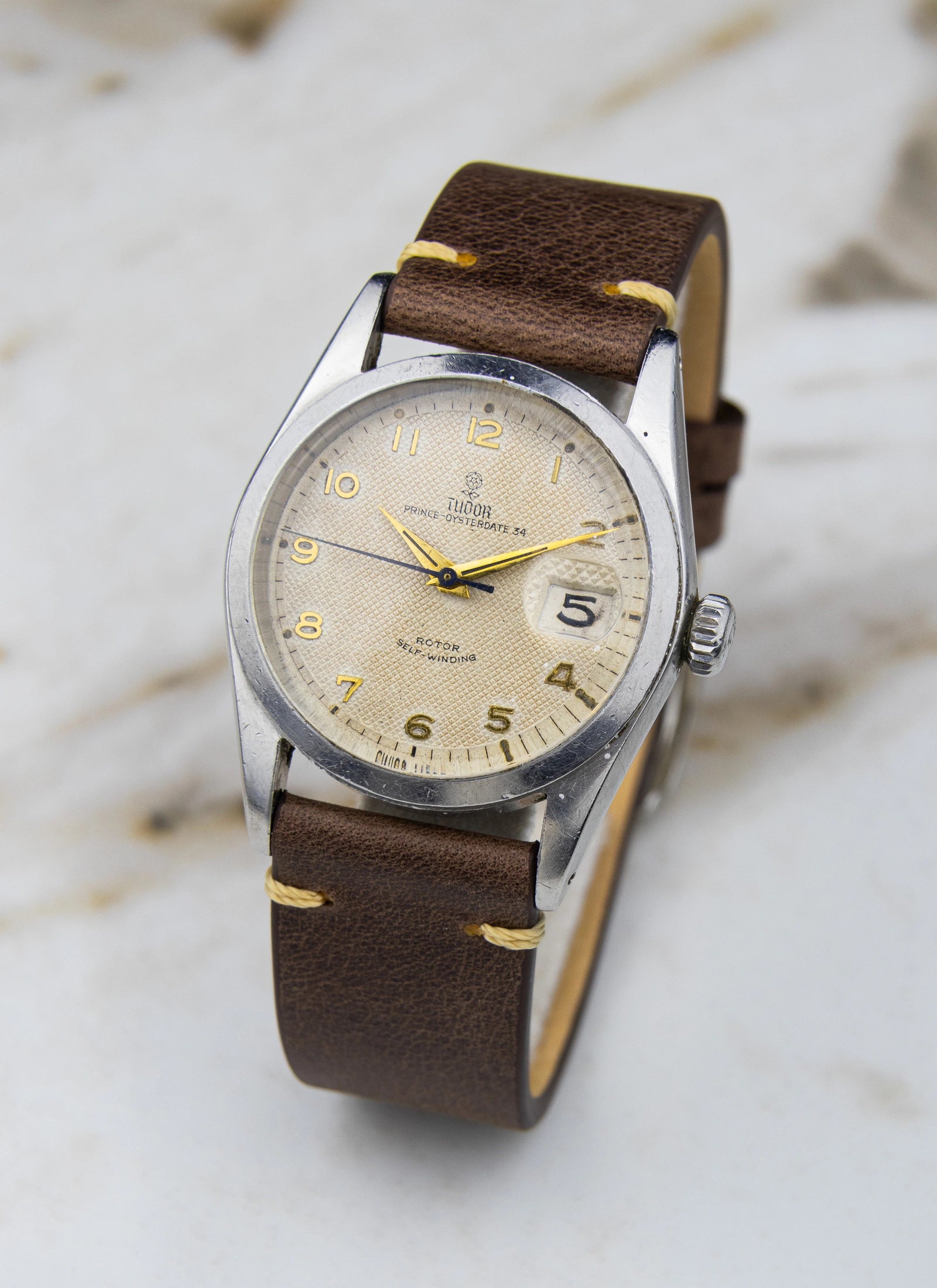 1950s Tudor Prince Oysterdate 34 7914 Roulette Date