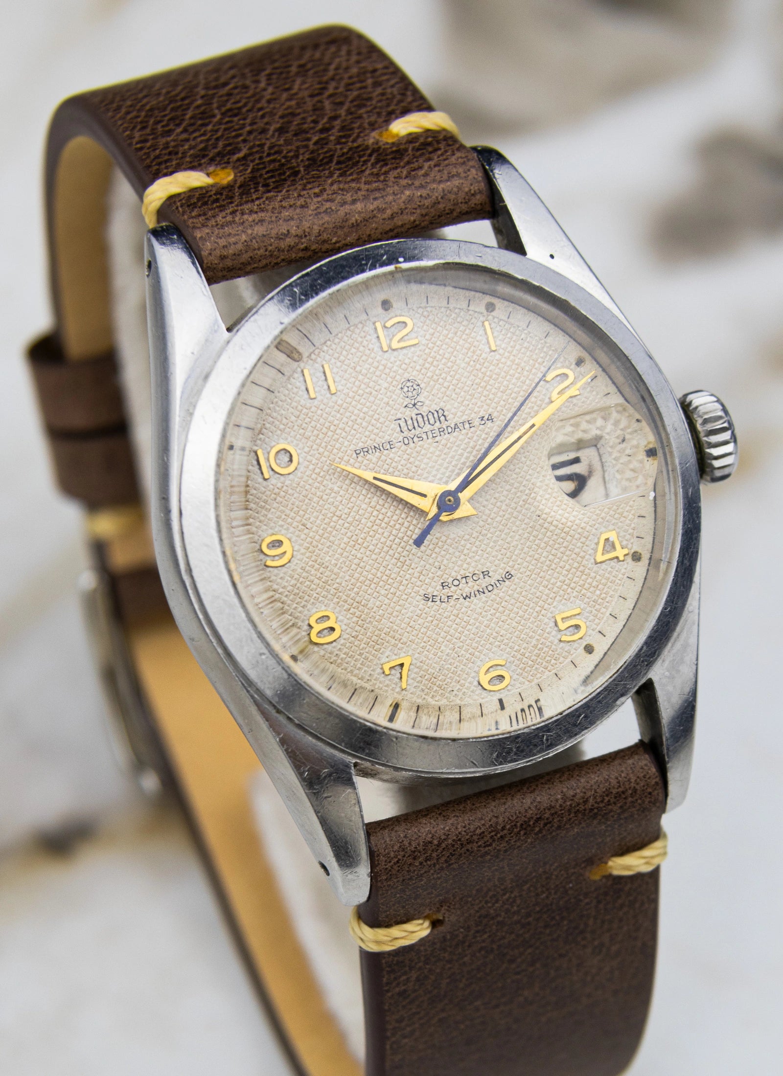 1950s Tudor Prince Oysterdate 34 7914 Roulette Date