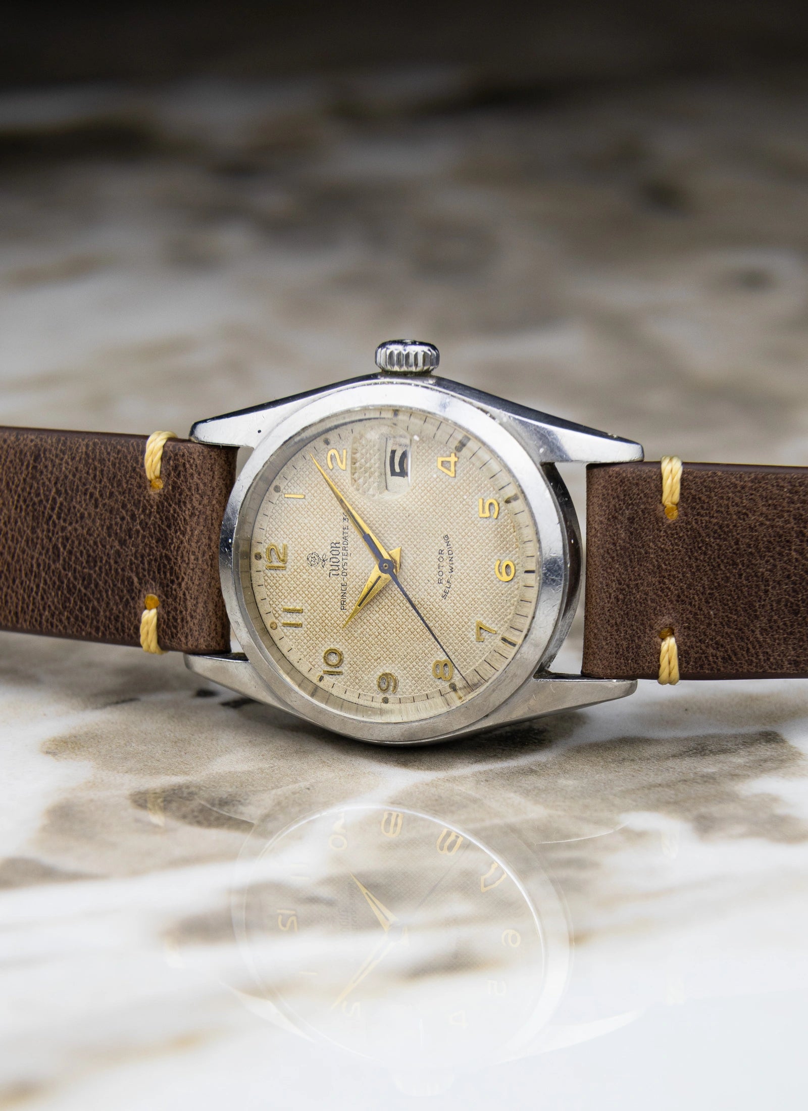 1950s Tudor Prince Oysterdate 34 7914 Roulette Date