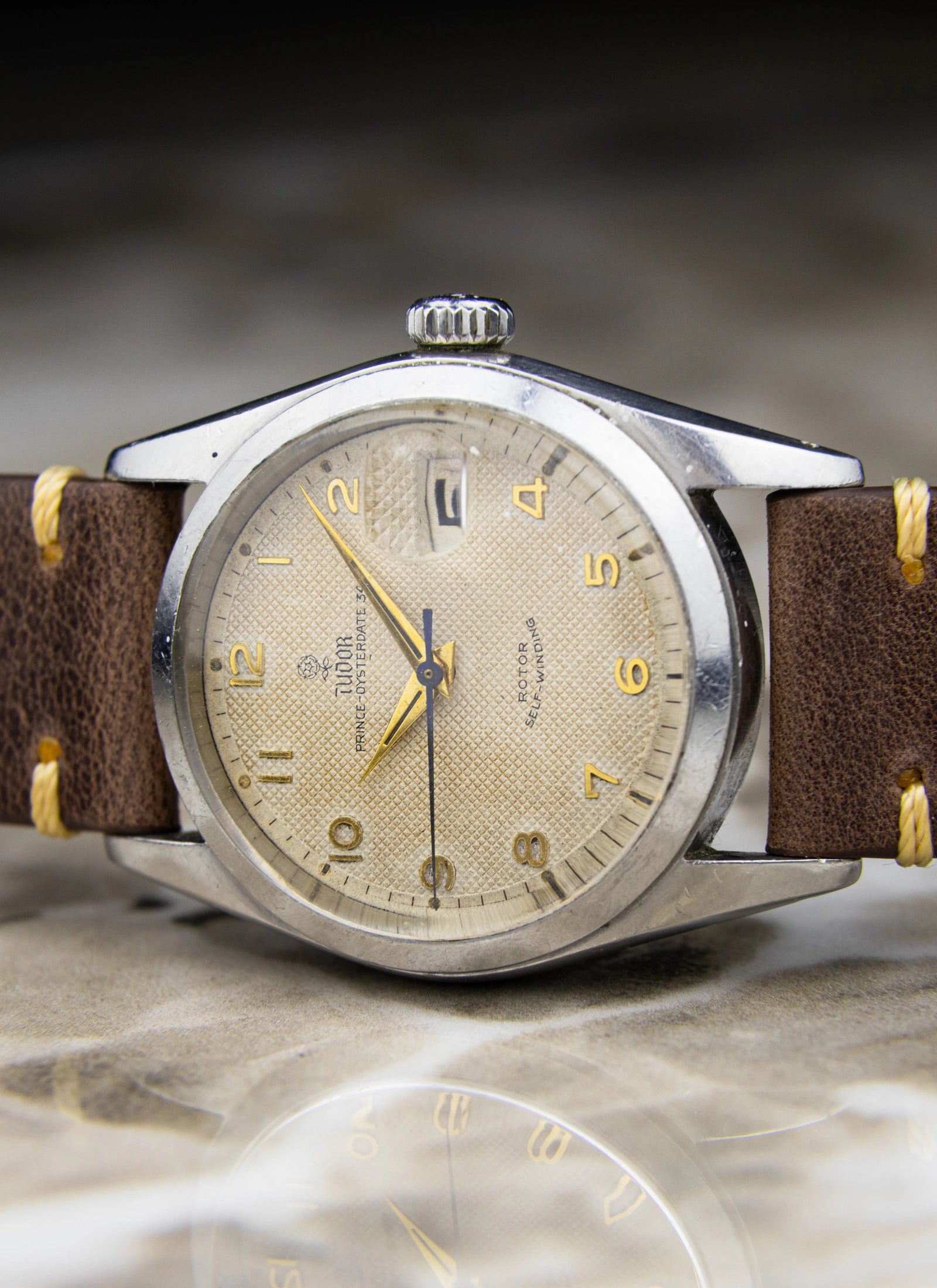 1950s Tudor Prince Oysterdate 34 7914 Roulette Date