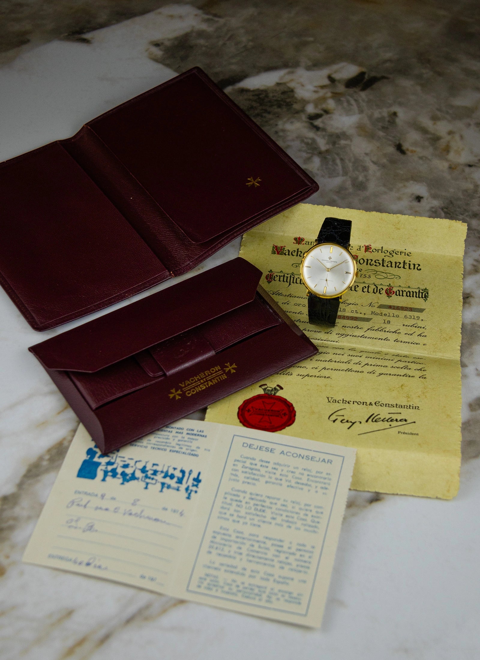 1960s 18K Vacheron Constantin Patrimony 6319 K1001/1