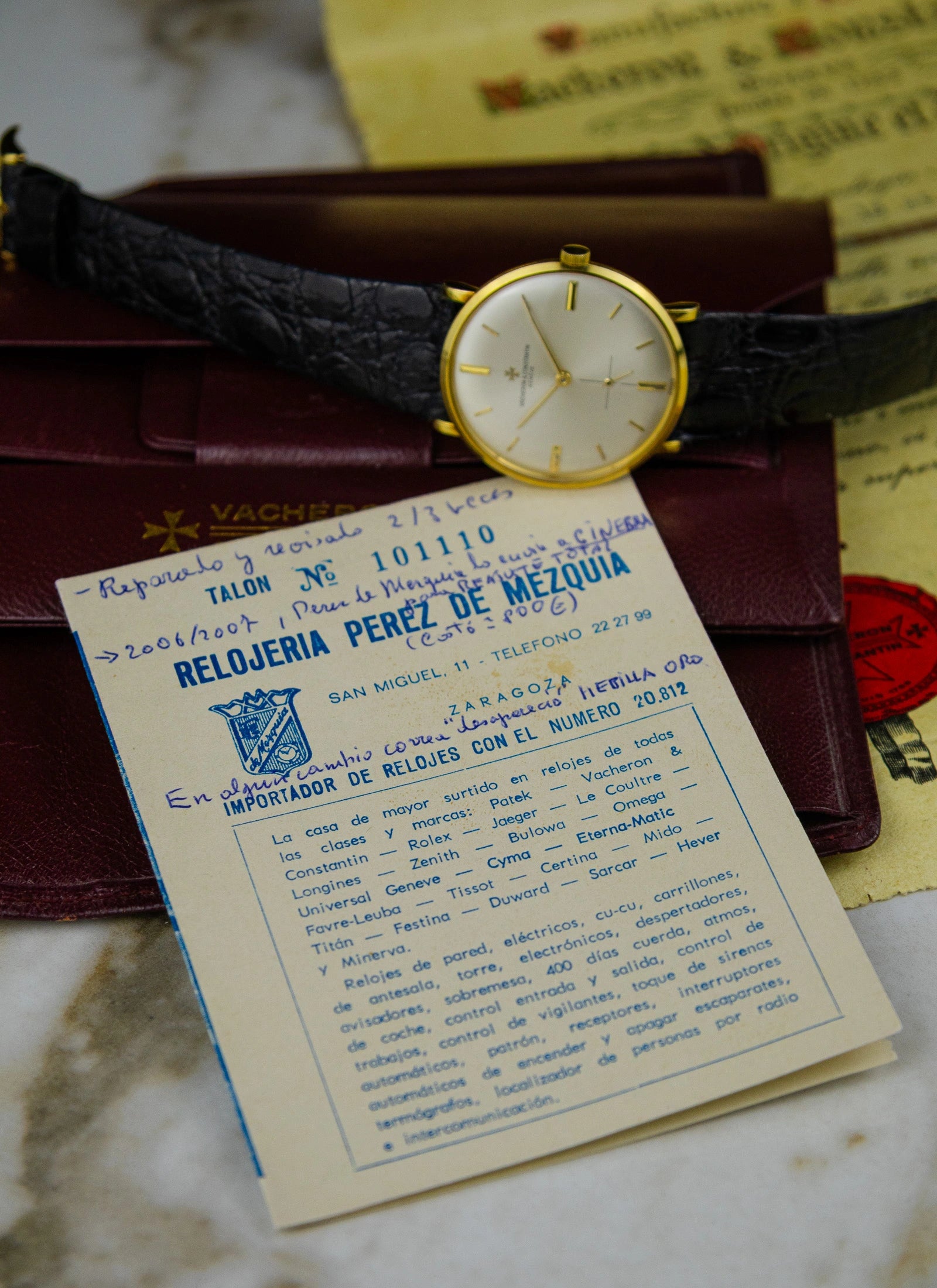 1960s 18K Vacheron Constantin Patrimony 6319 K1001/1