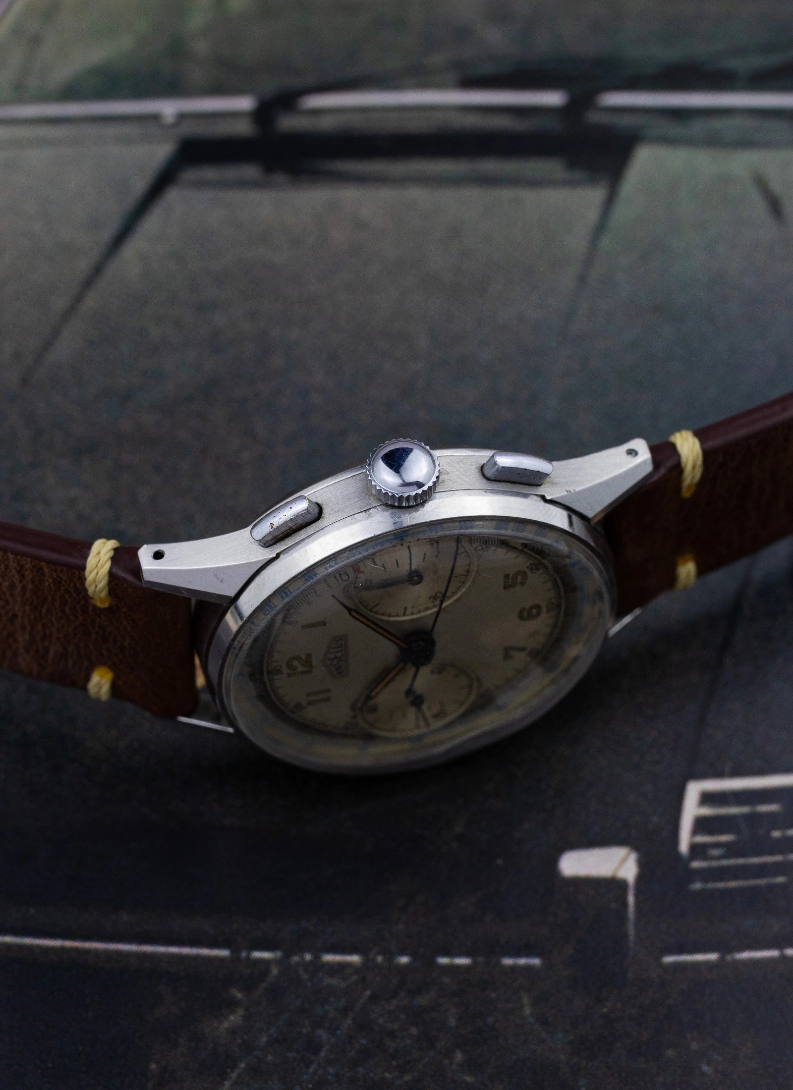 1940s Angelus Two Register Chronograph