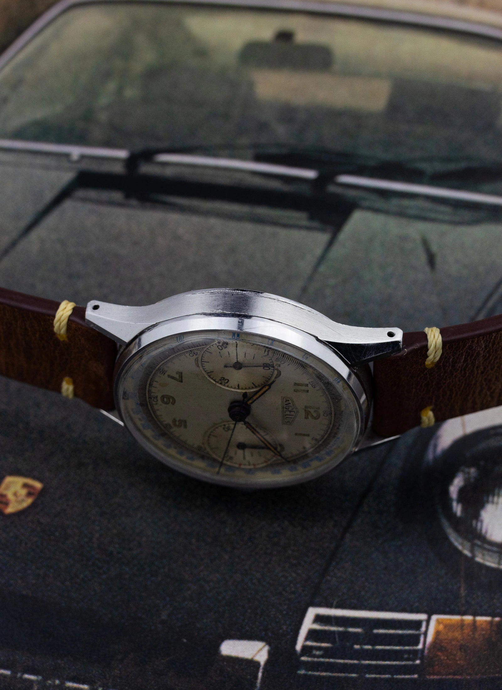 1940s Angelus Two Register Chronograph
