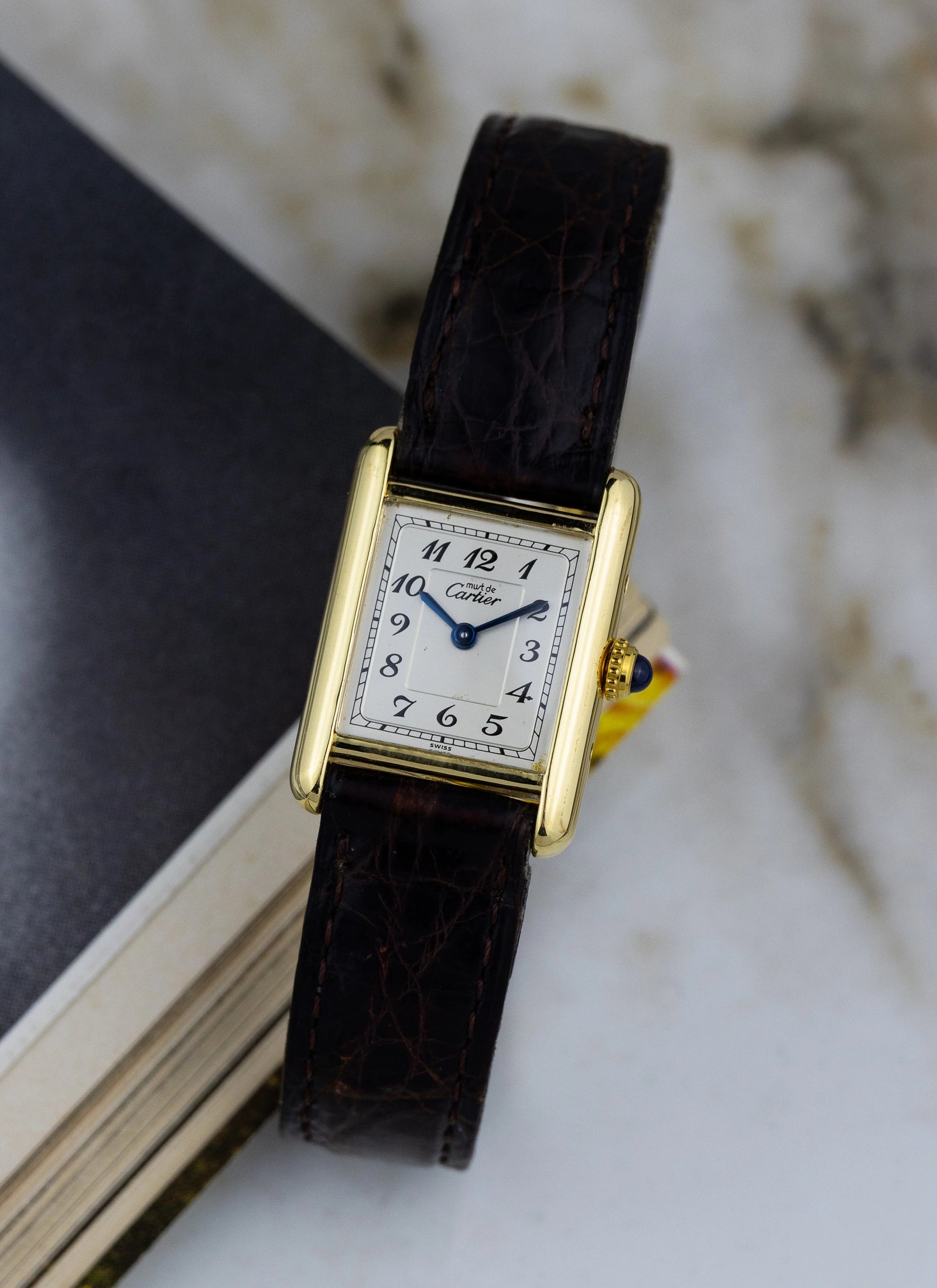 1990s Lady Must de Cartier Tank Arabic Dial 5057001