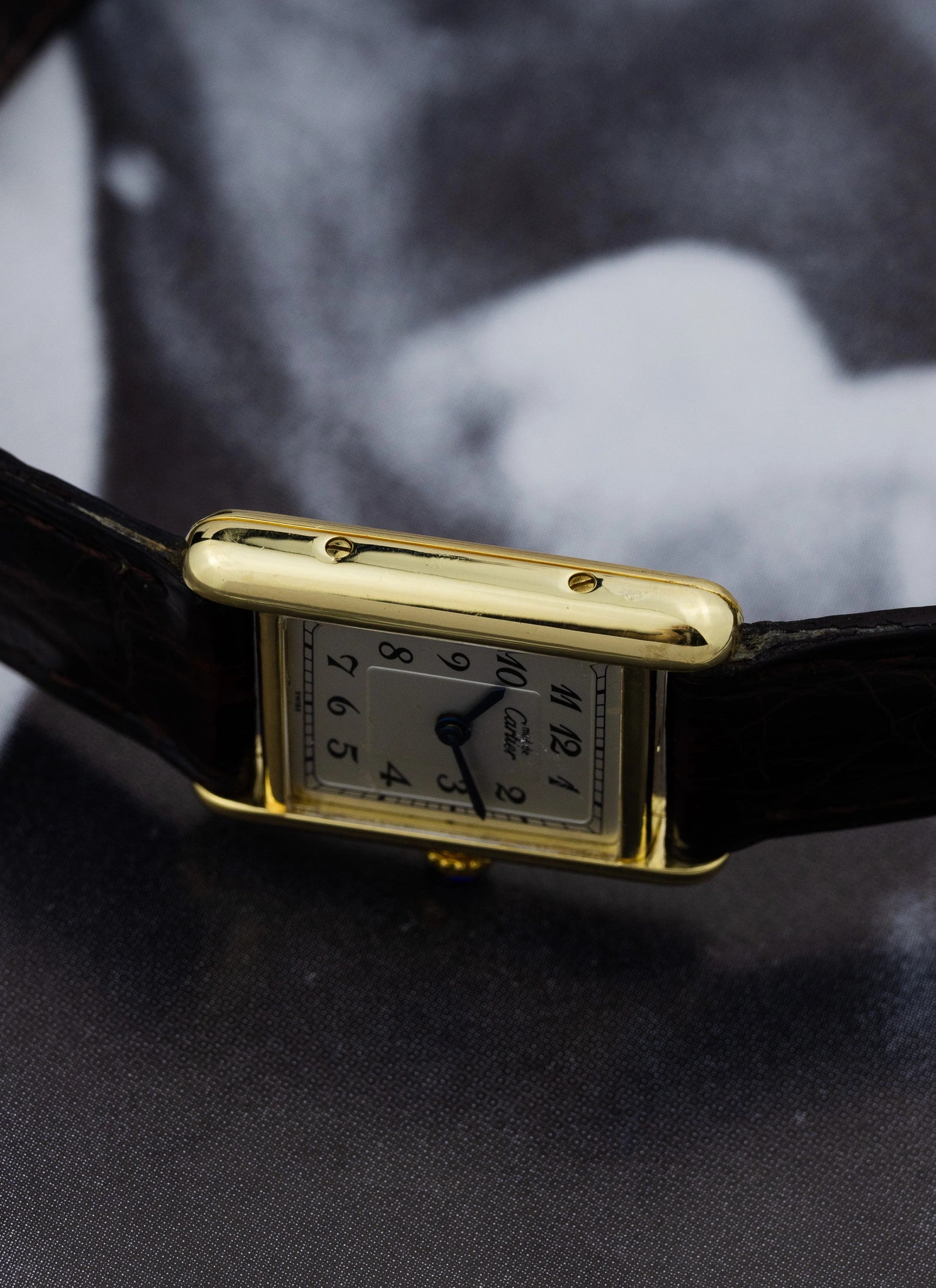 1990s Lady Must de Cartier Tank Arabic Dial 5057001