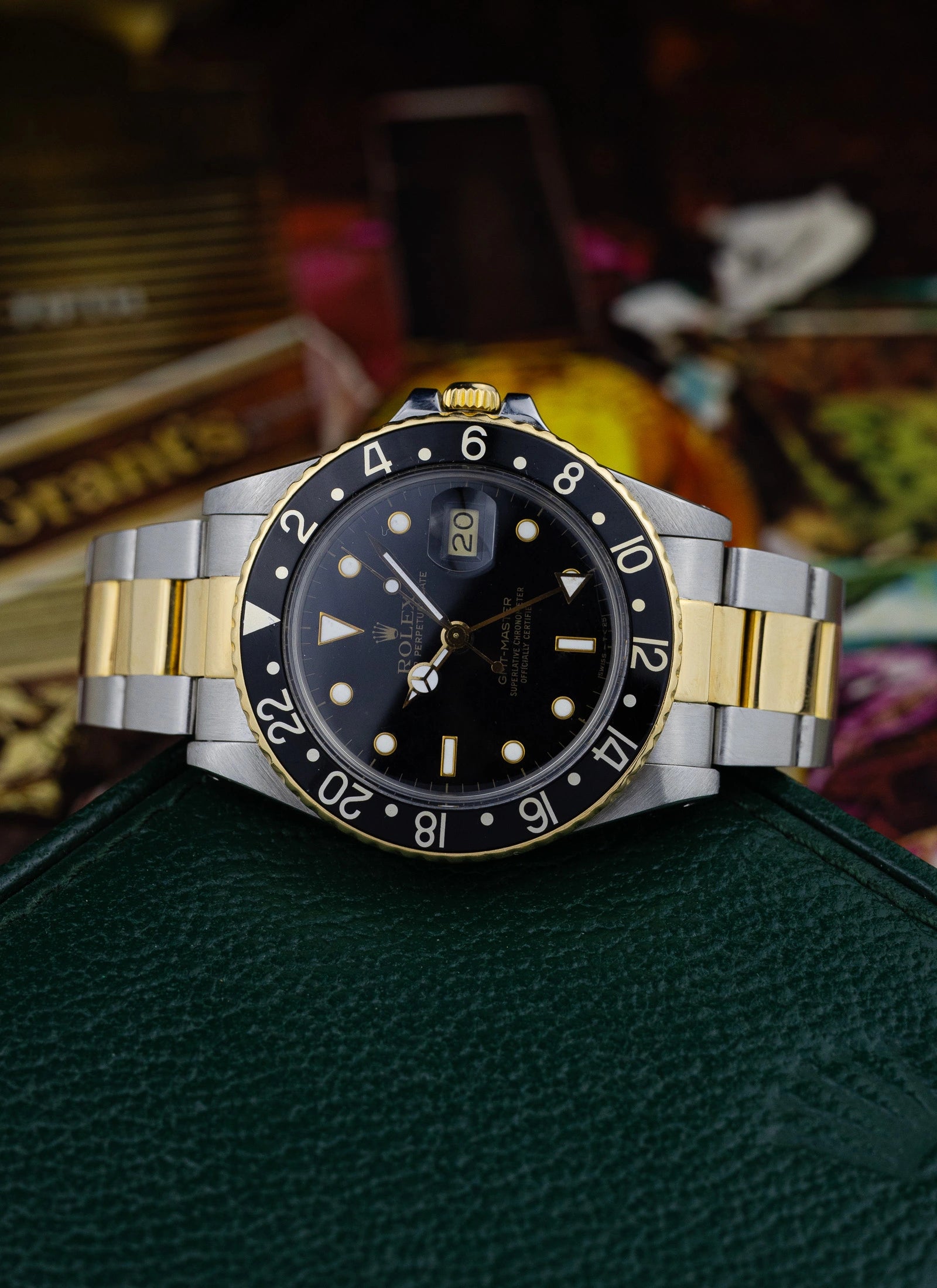 1987 Rolex Gmt Master 16753 BiColor + Box