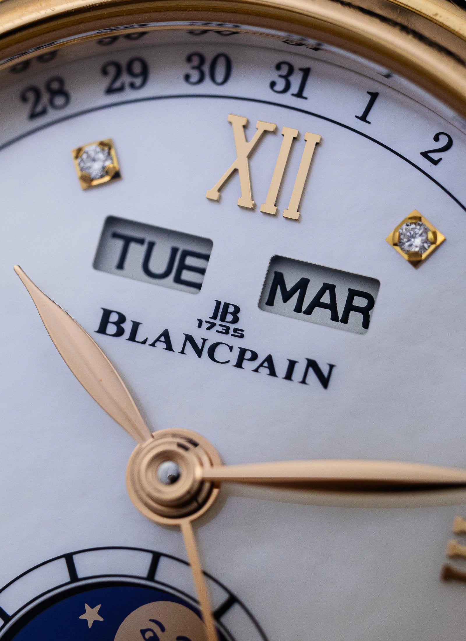 2017 18K Lady Blancpain Moonphase MOP Full Set ref.2360-36914