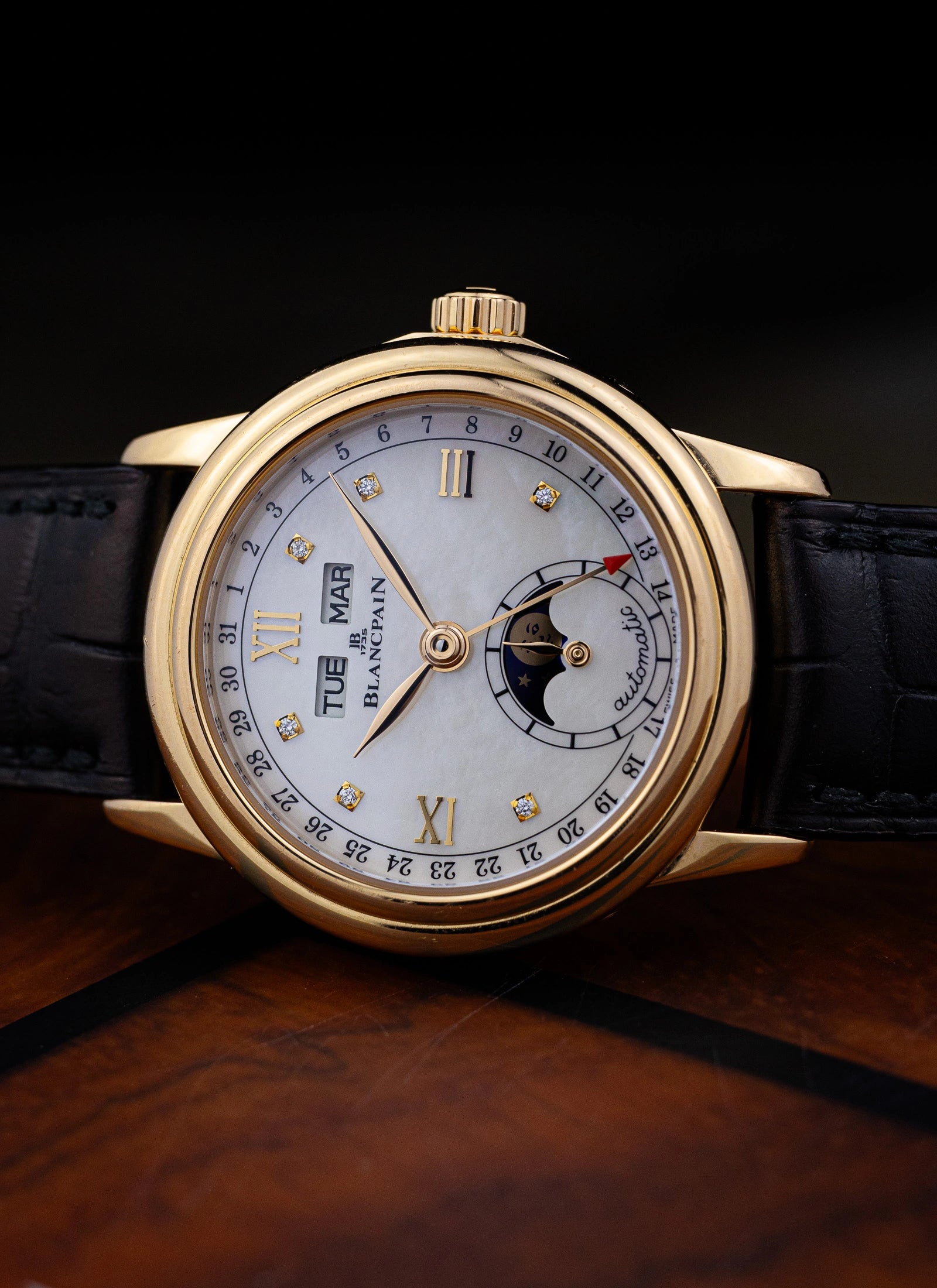 2017 18K Lady Blancpain Moonphase MOP Full Set ref.2360-36914
