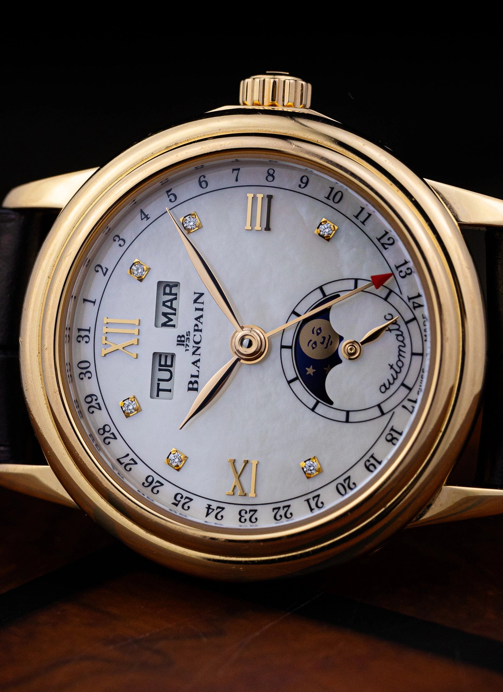 2017 18K Lady Blancpain Moonphase MOP Full Set ref.2360-36914
