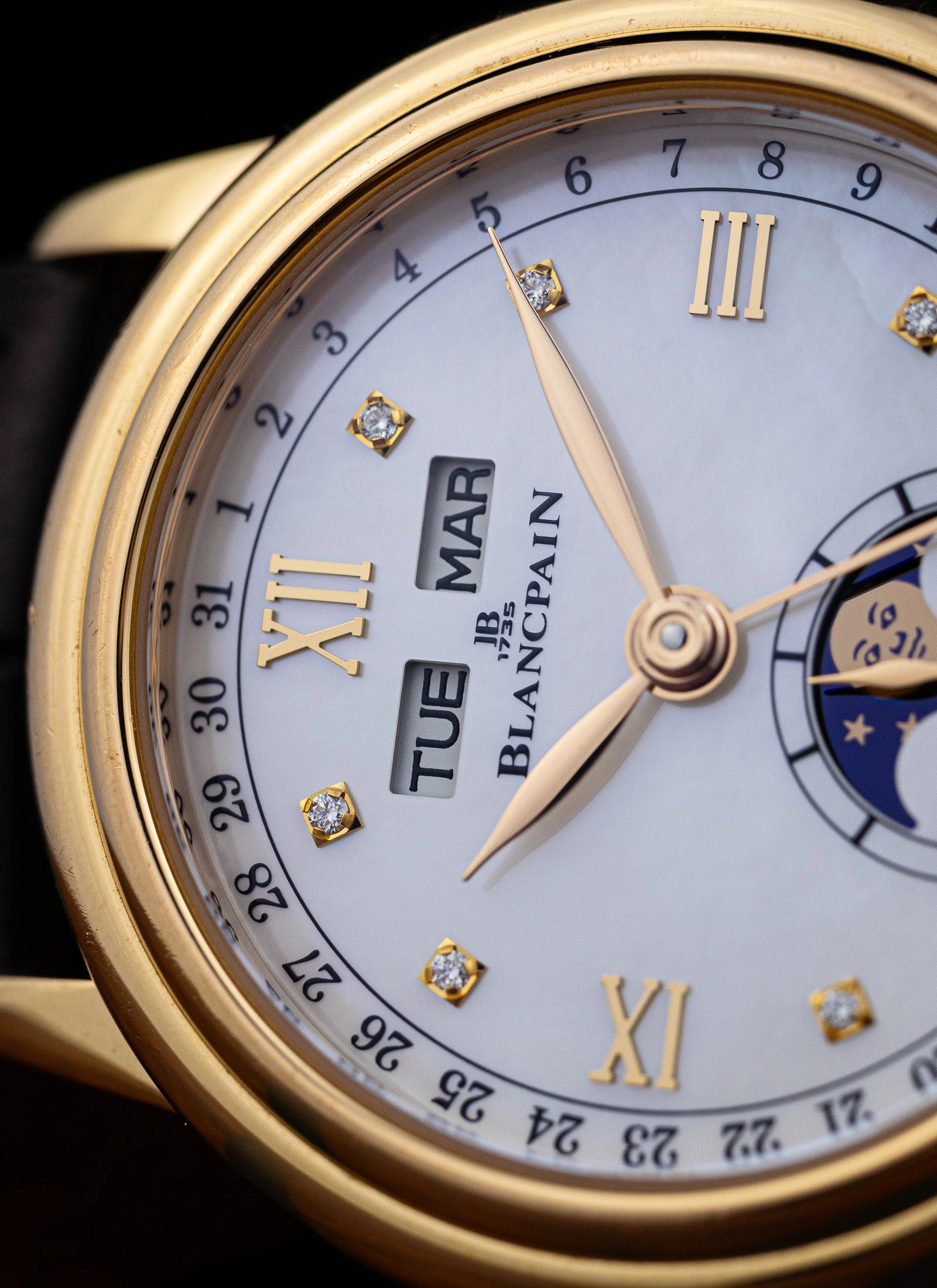 2017 18K Lady Blancpain Moonphase MOP Full Set ref.2360-36914