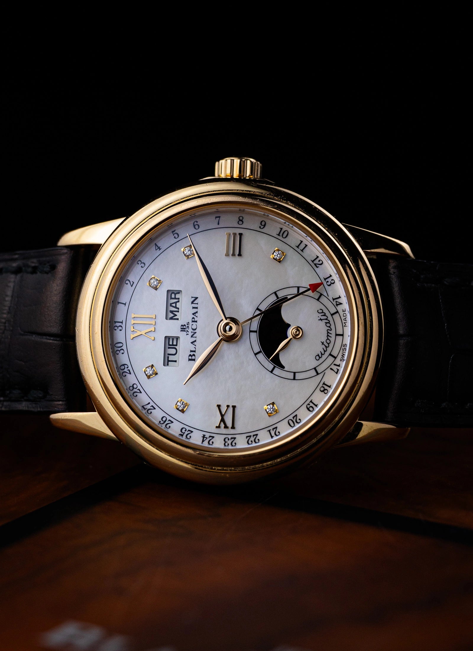 2017 18K Lady Blancpain Moonphase MOP Full Set ref.2360-36914