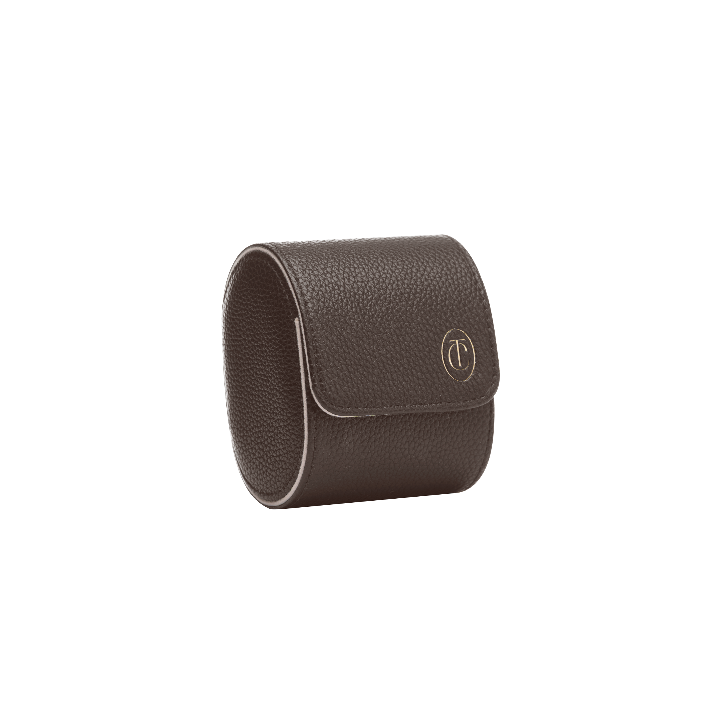 Etui na zegarek pojedyncze brown gold