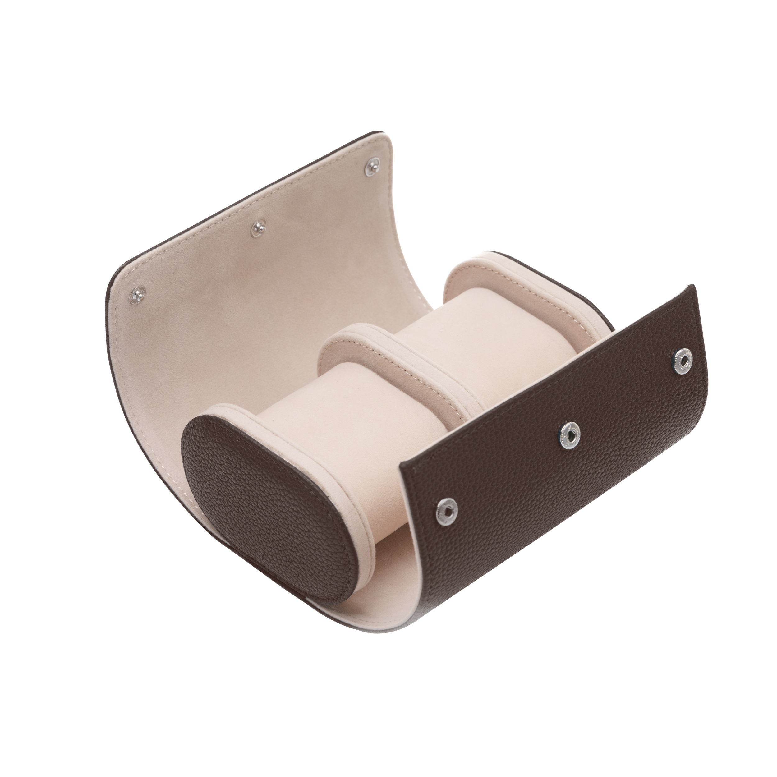 Etui na zegarek podwójne brown gold