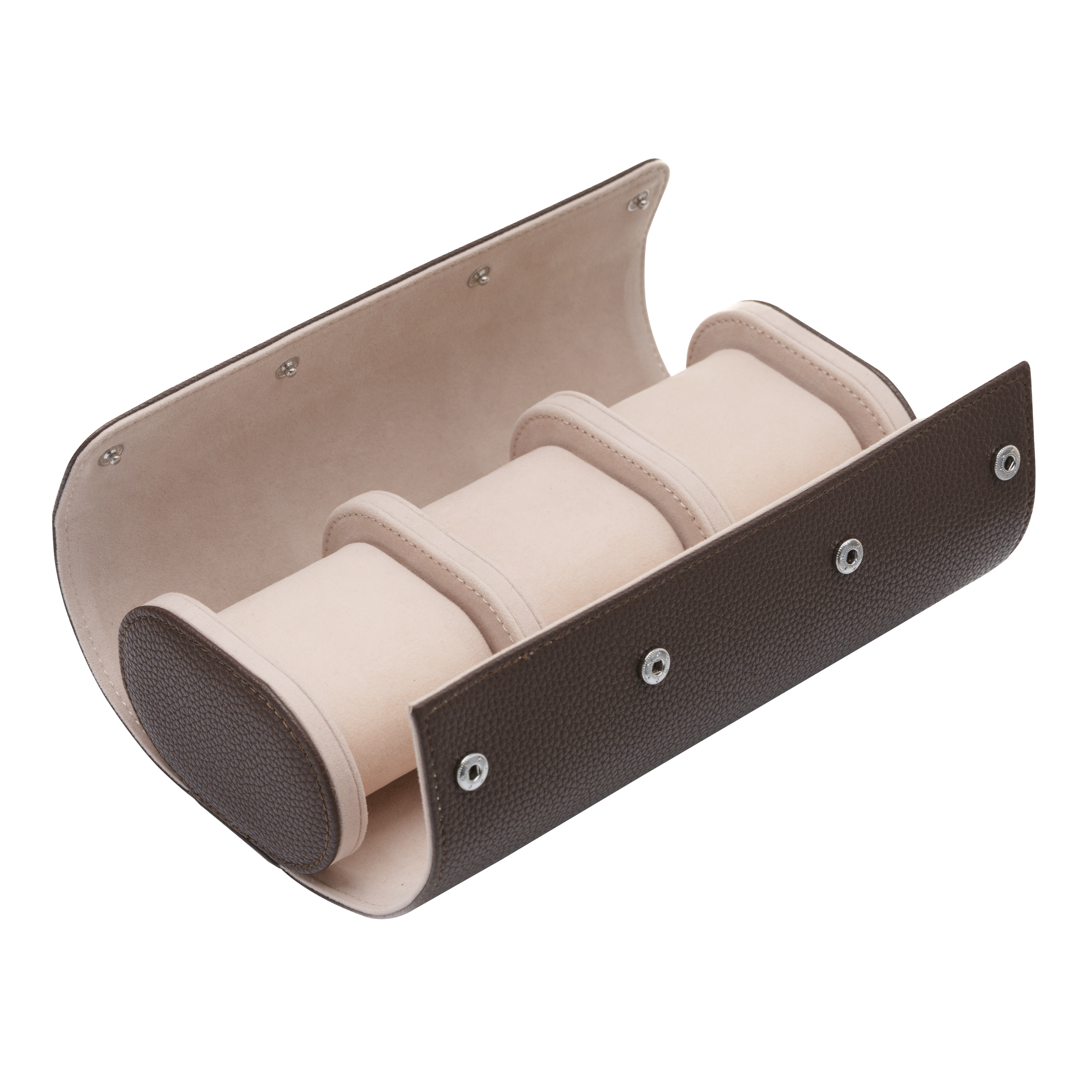 Etui na zegarek potrójne brown gold