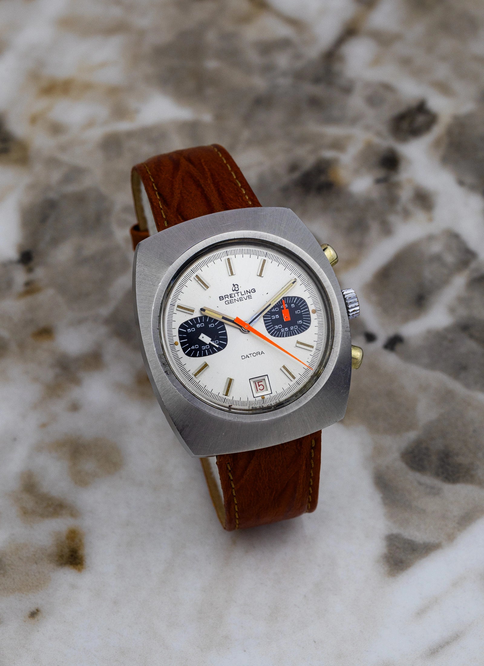 1970s Breitling Datora Chronograph ref. 2018 Valjoux 7734
