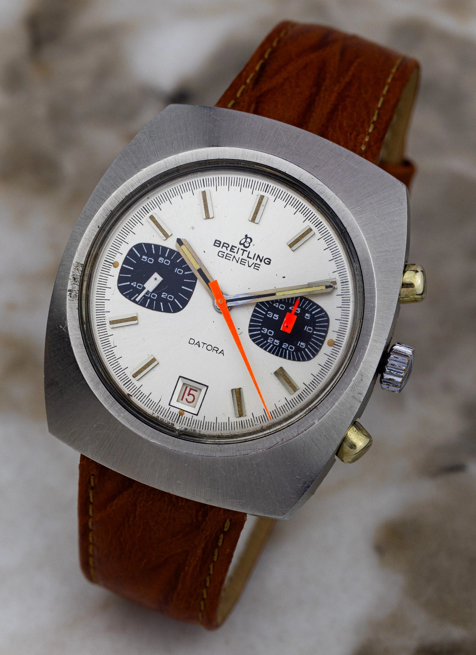 1970s Breitling Datora Chronograph ref. 2018 Valjoux 7734