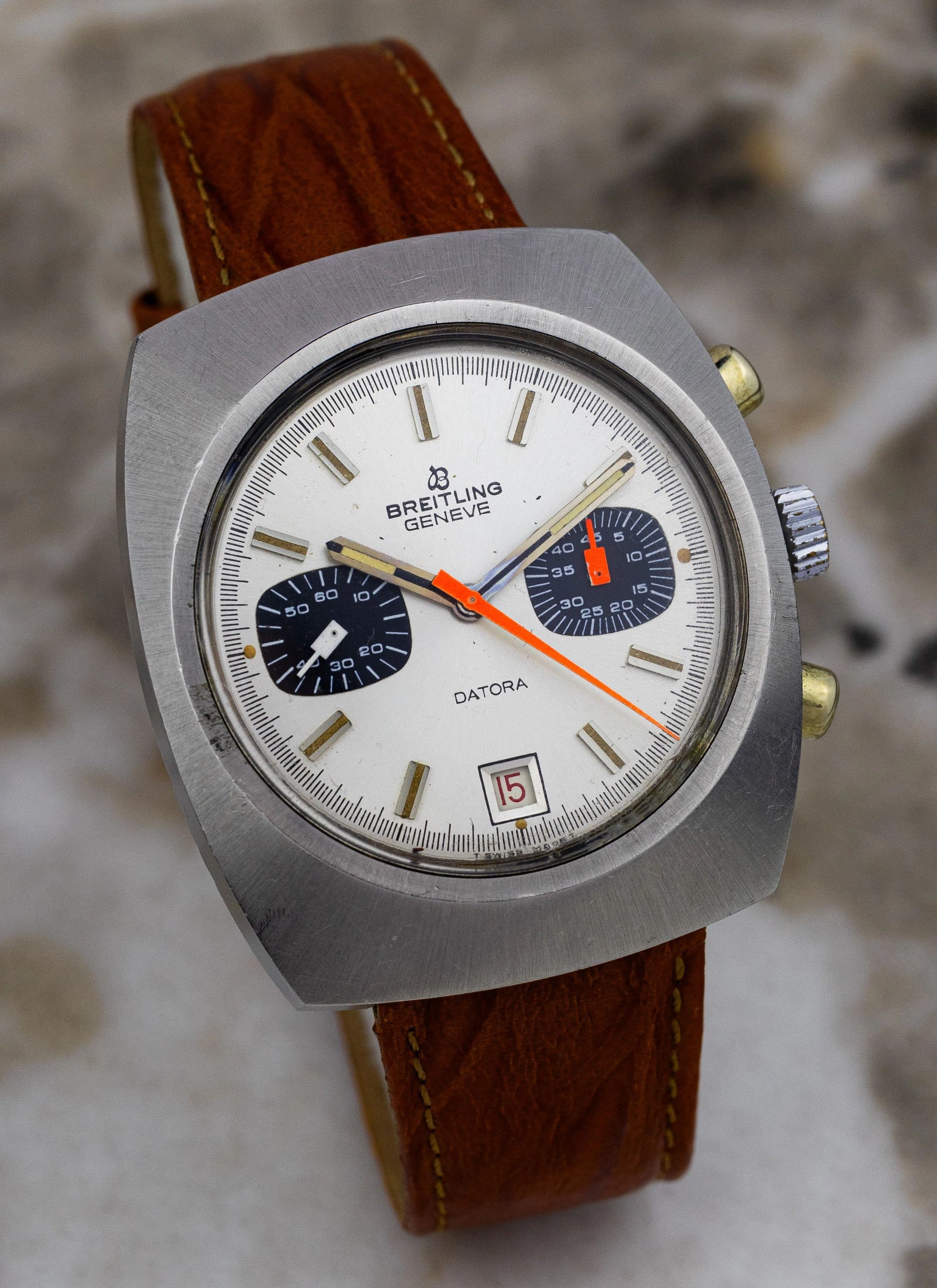 1970s Breitling Datora Chronograph ref. 2018 Valjoux 7734