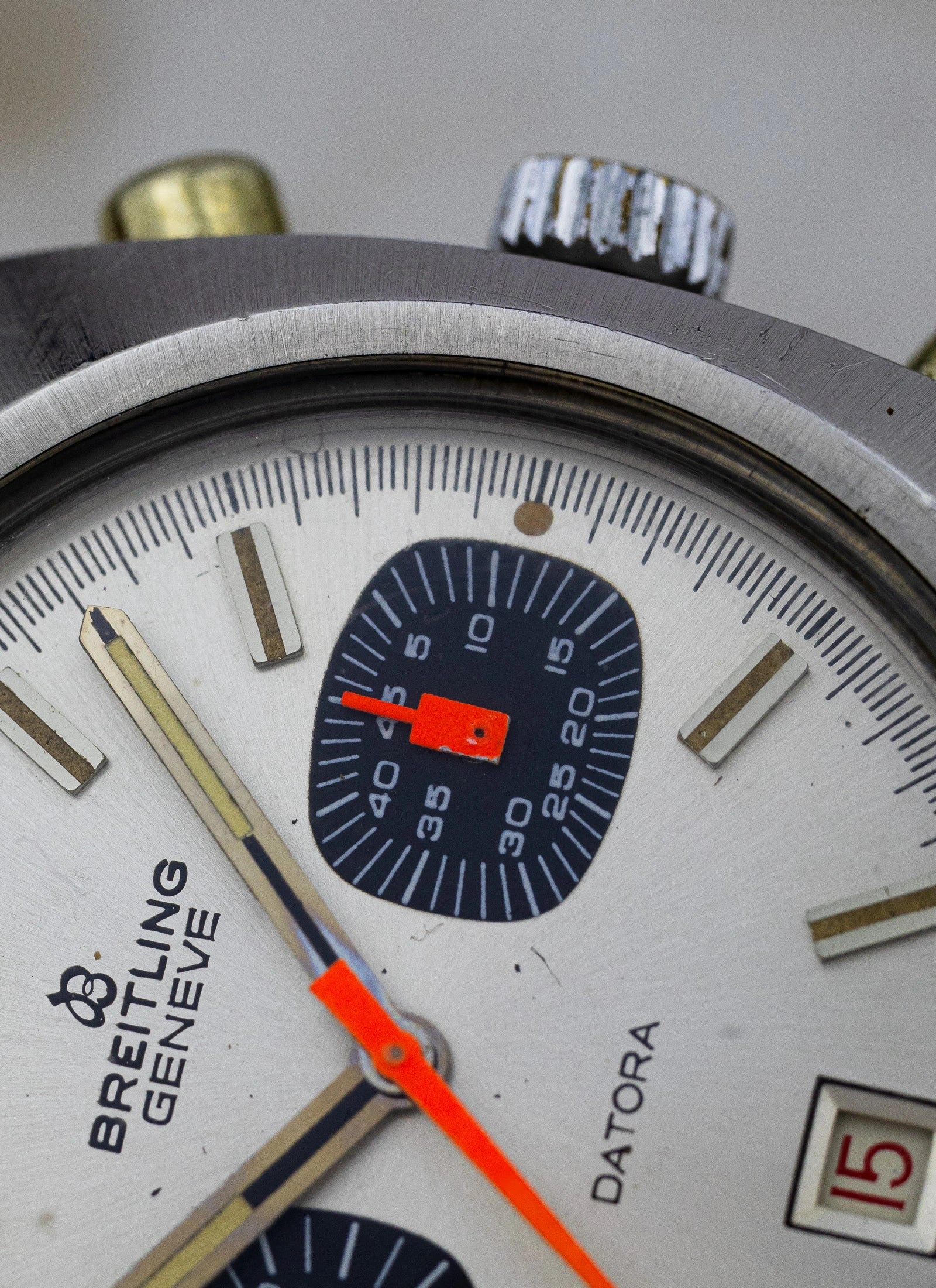 1970s Breitling Datora Chronograph ref. 2018 Valjoux 7734