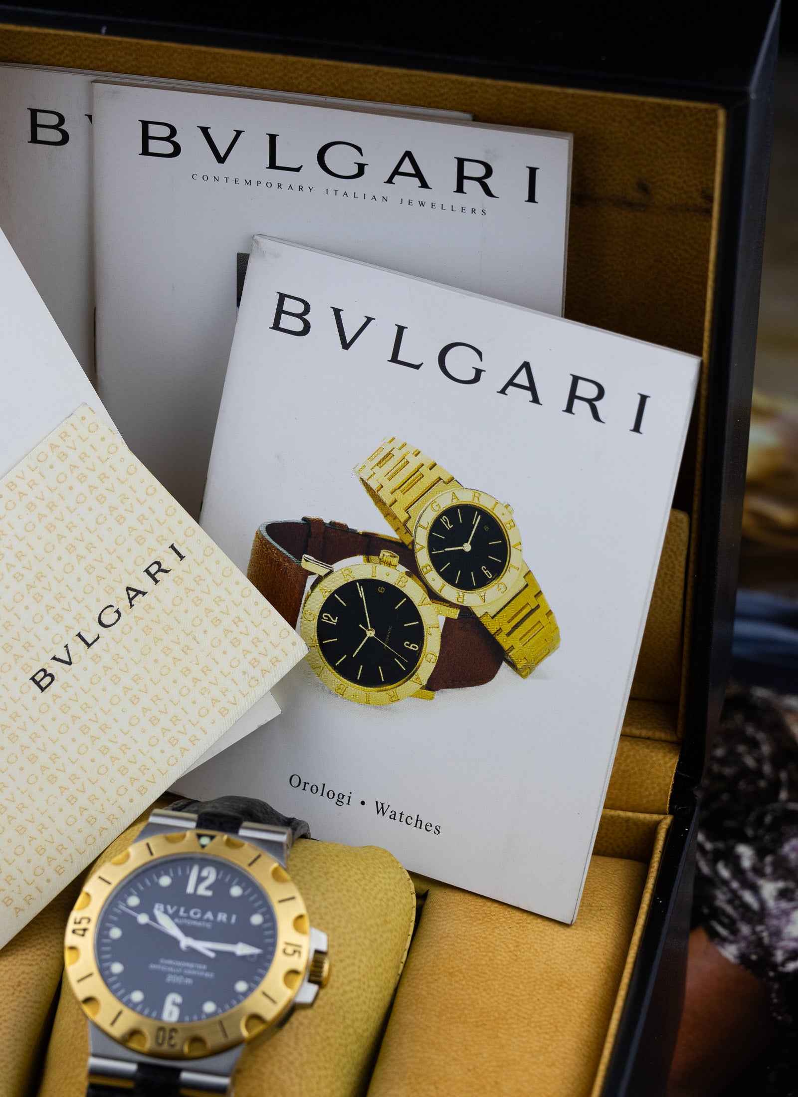 2000s Bulgari Diagono SD38SG Full Set