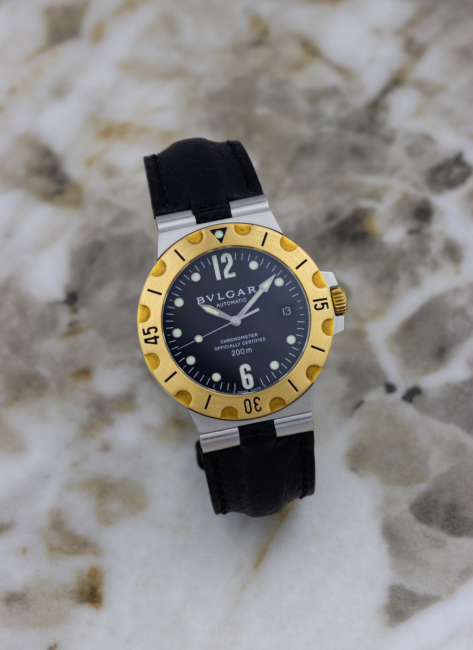 2000s Bulgari Diagono SD38SG Full Set