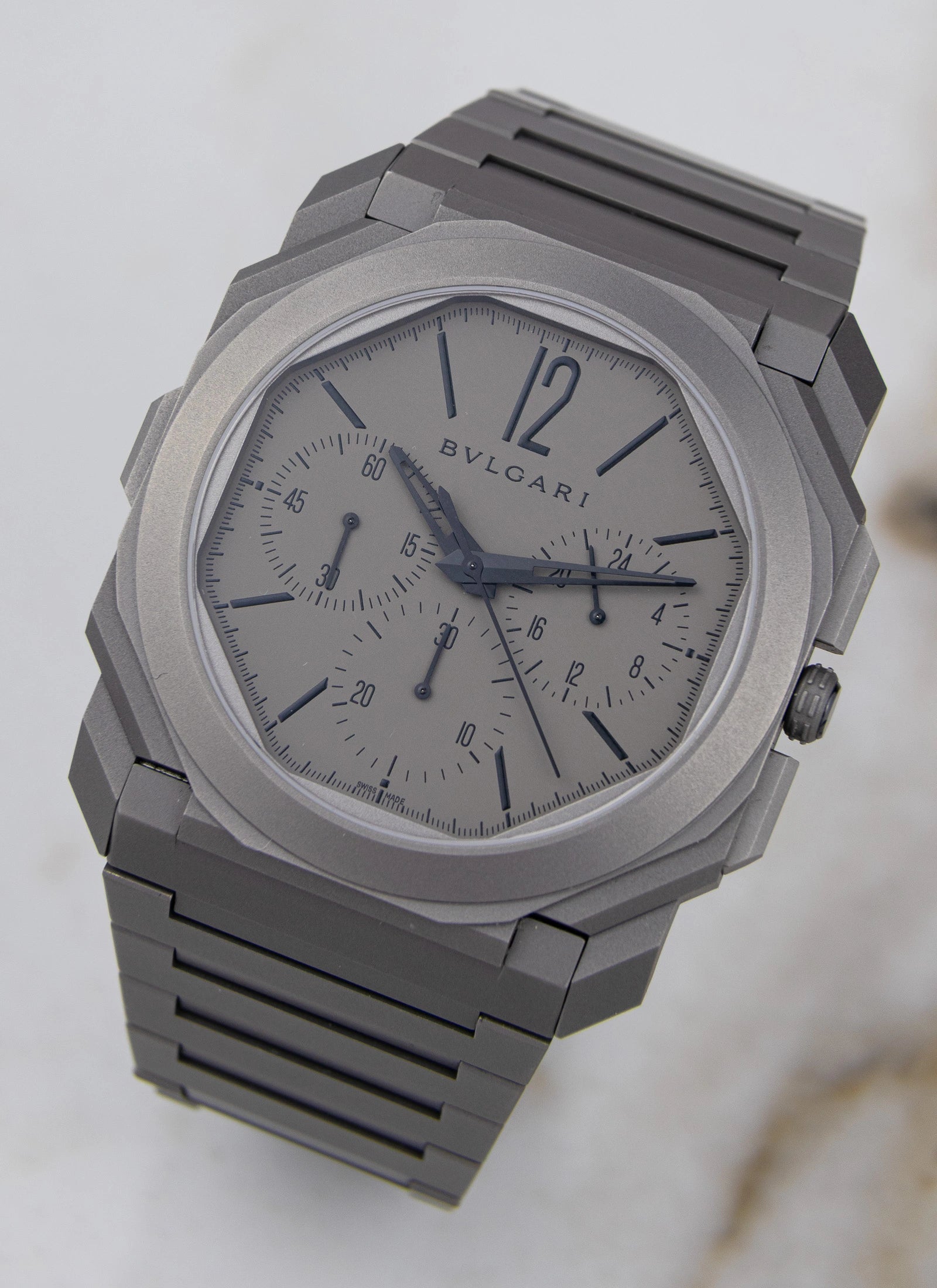 2020 BVLGARI Octo Finissimo Titanium Chronograph GMT 103068