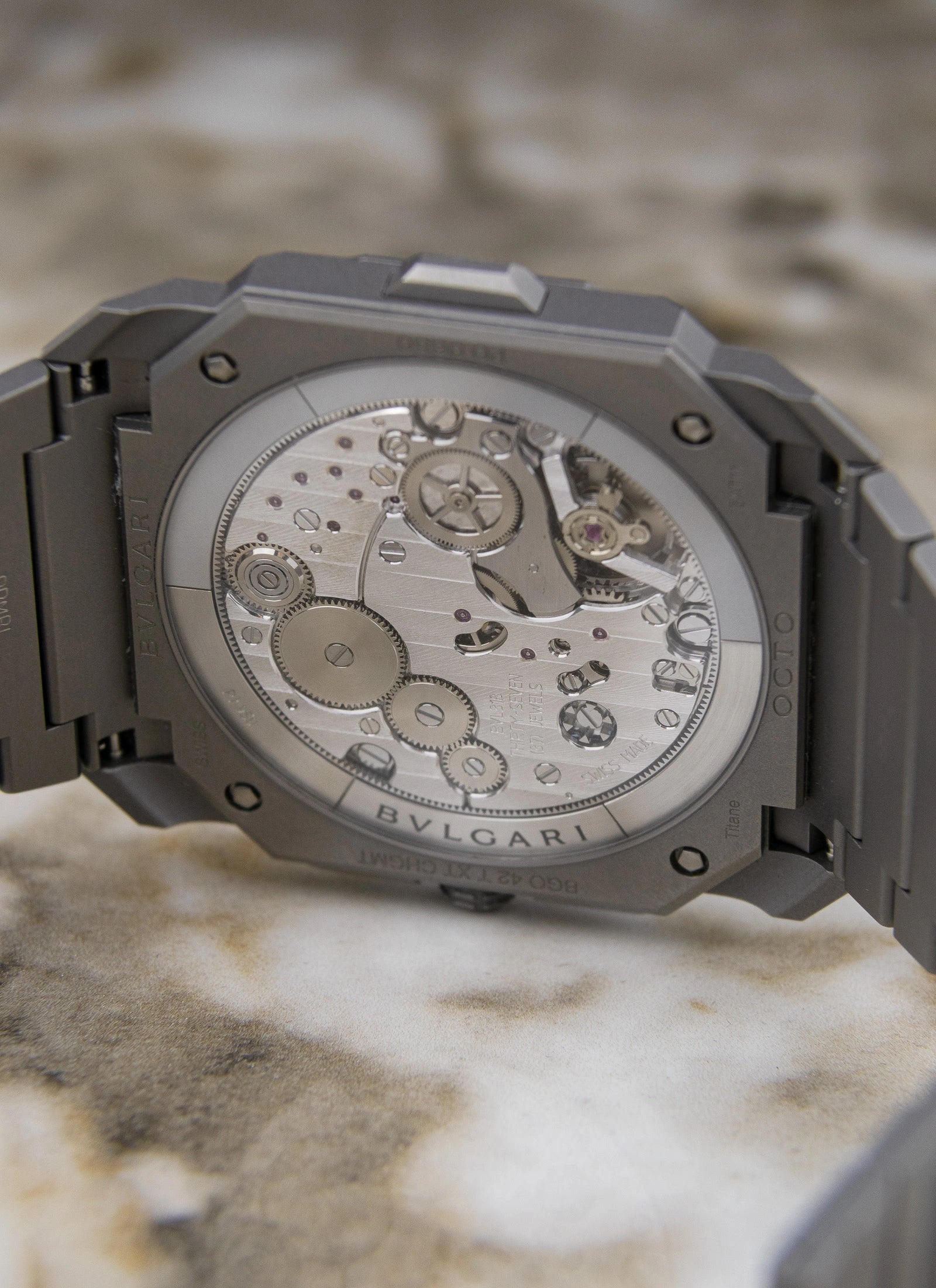 2020 BVLGARI Octo Finissimo Titanium Chronograph GMT 103068