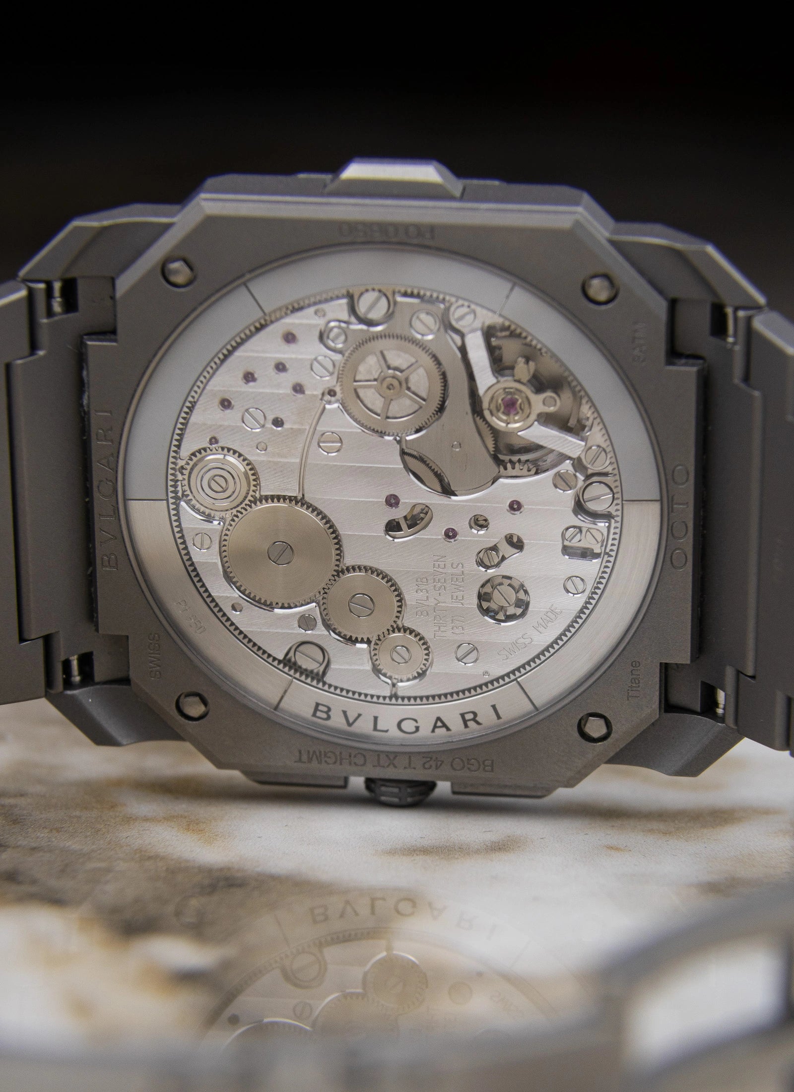 2020 BVLGARI Octo Finissimo Titanium Chronograph GMT 103068