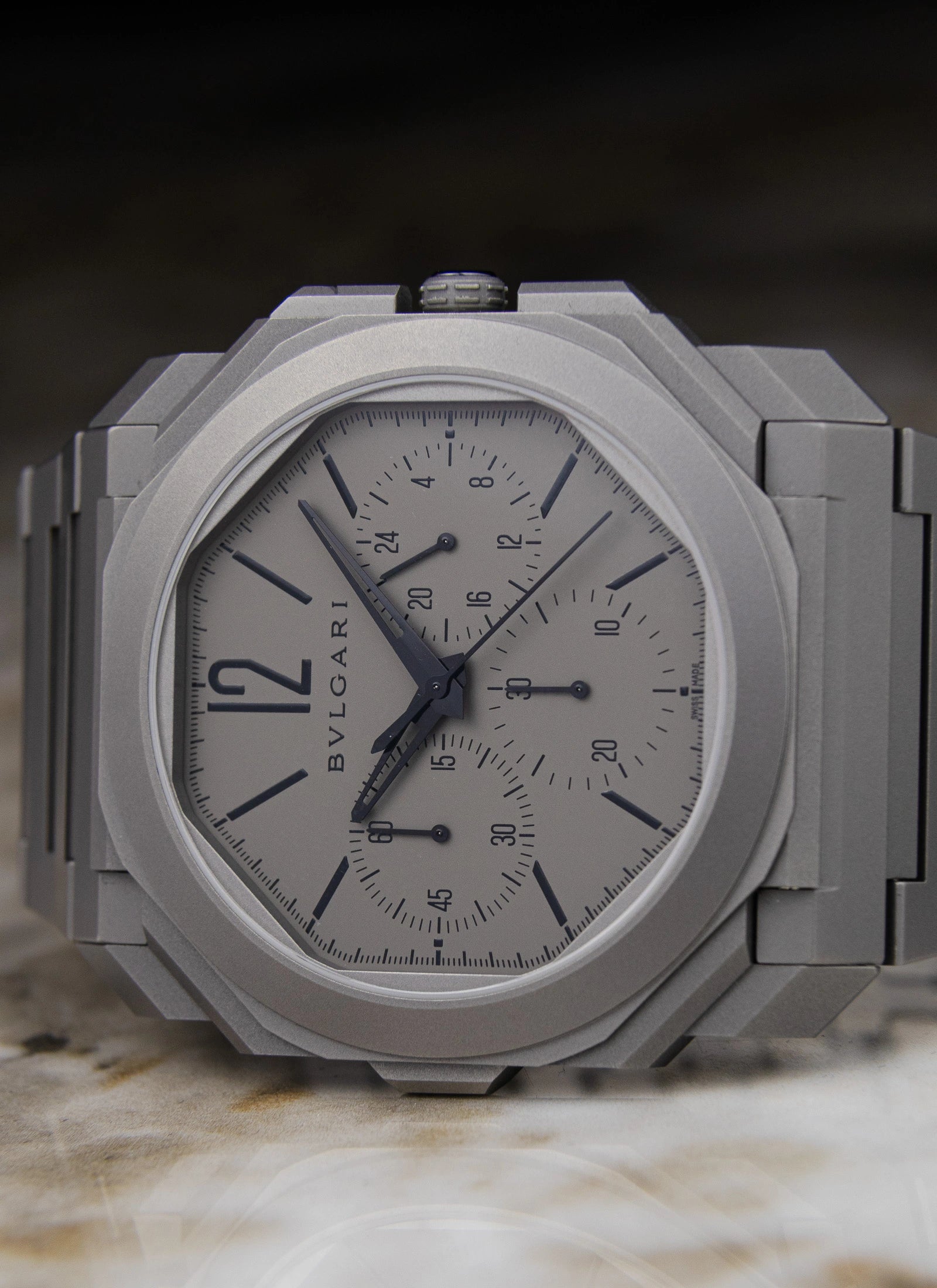 2020 BVLGARI Octo Finissimo Titanium Chronograph GMT 103068