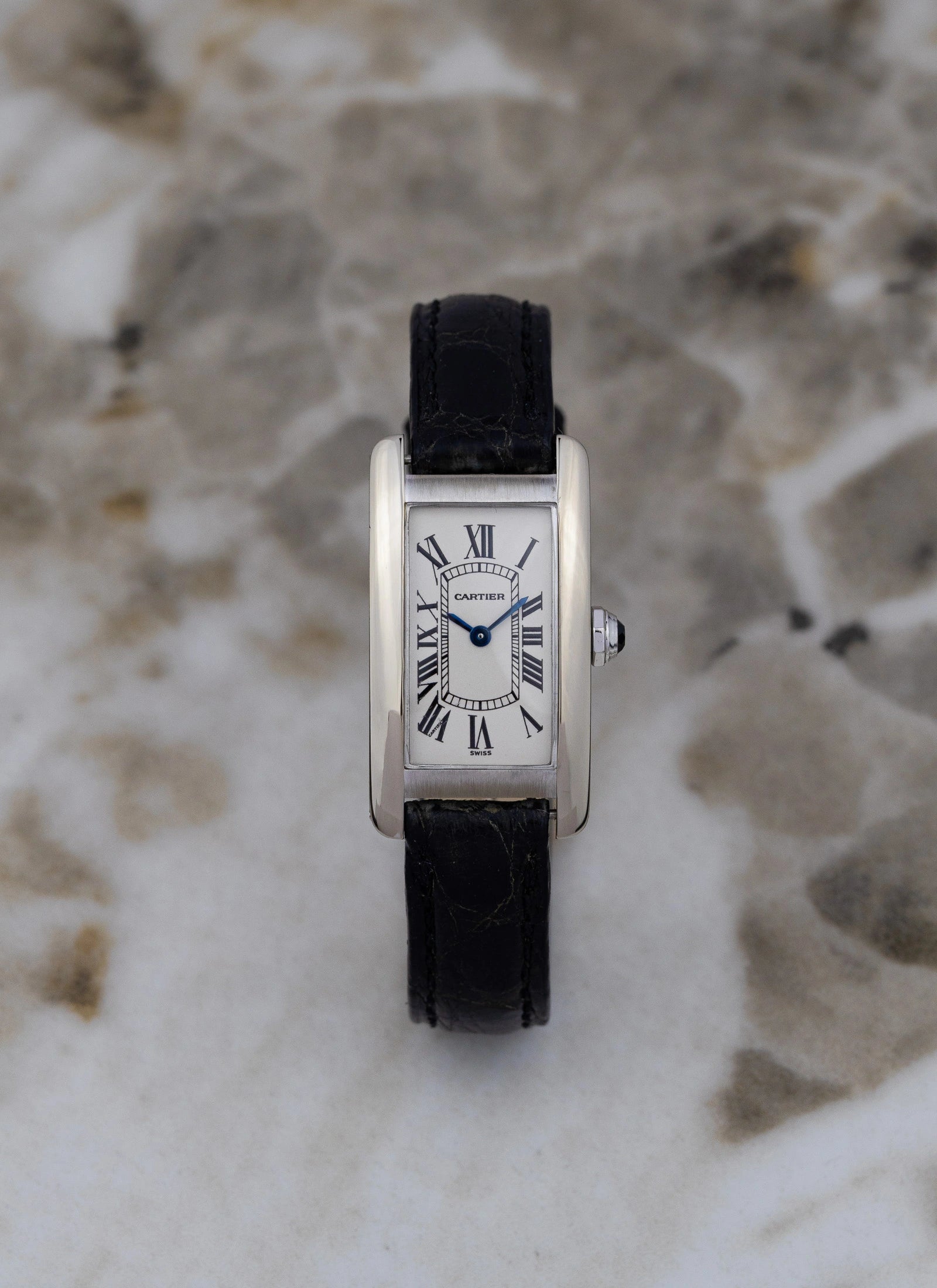 2000s 18K Lady Cartier Tank Americaine 1713