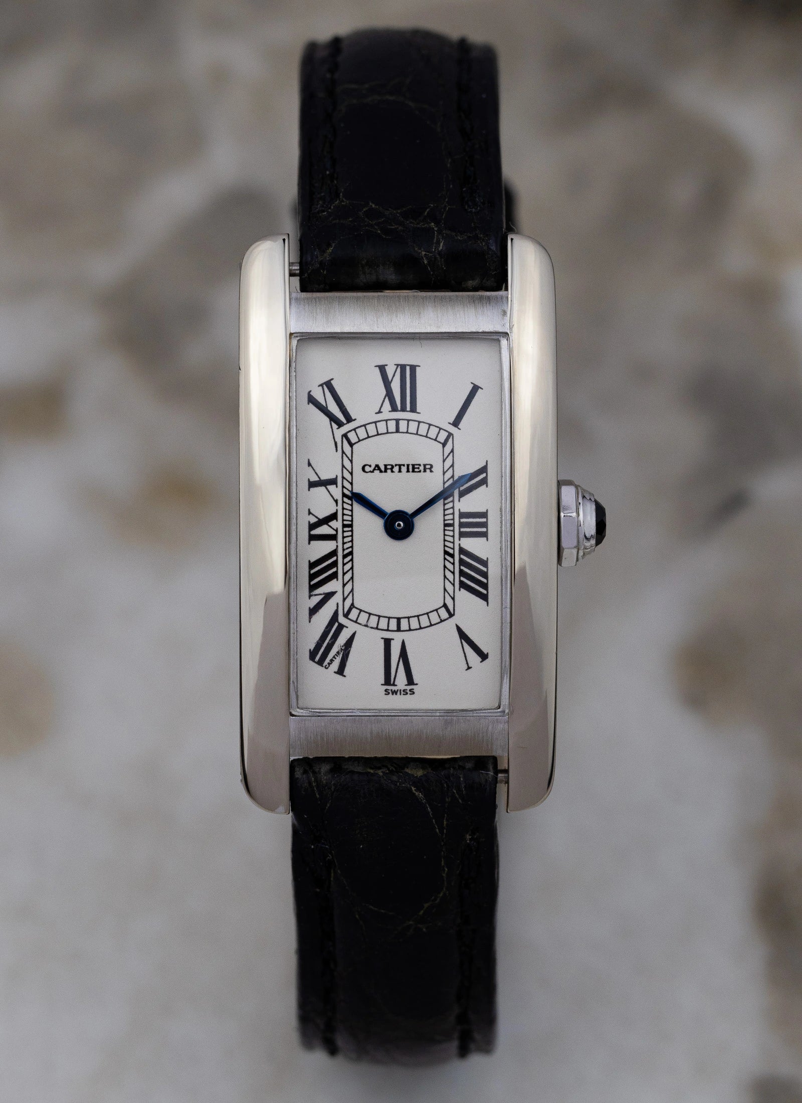 2000s 18K Lady Cartier Tank Americaine 1713