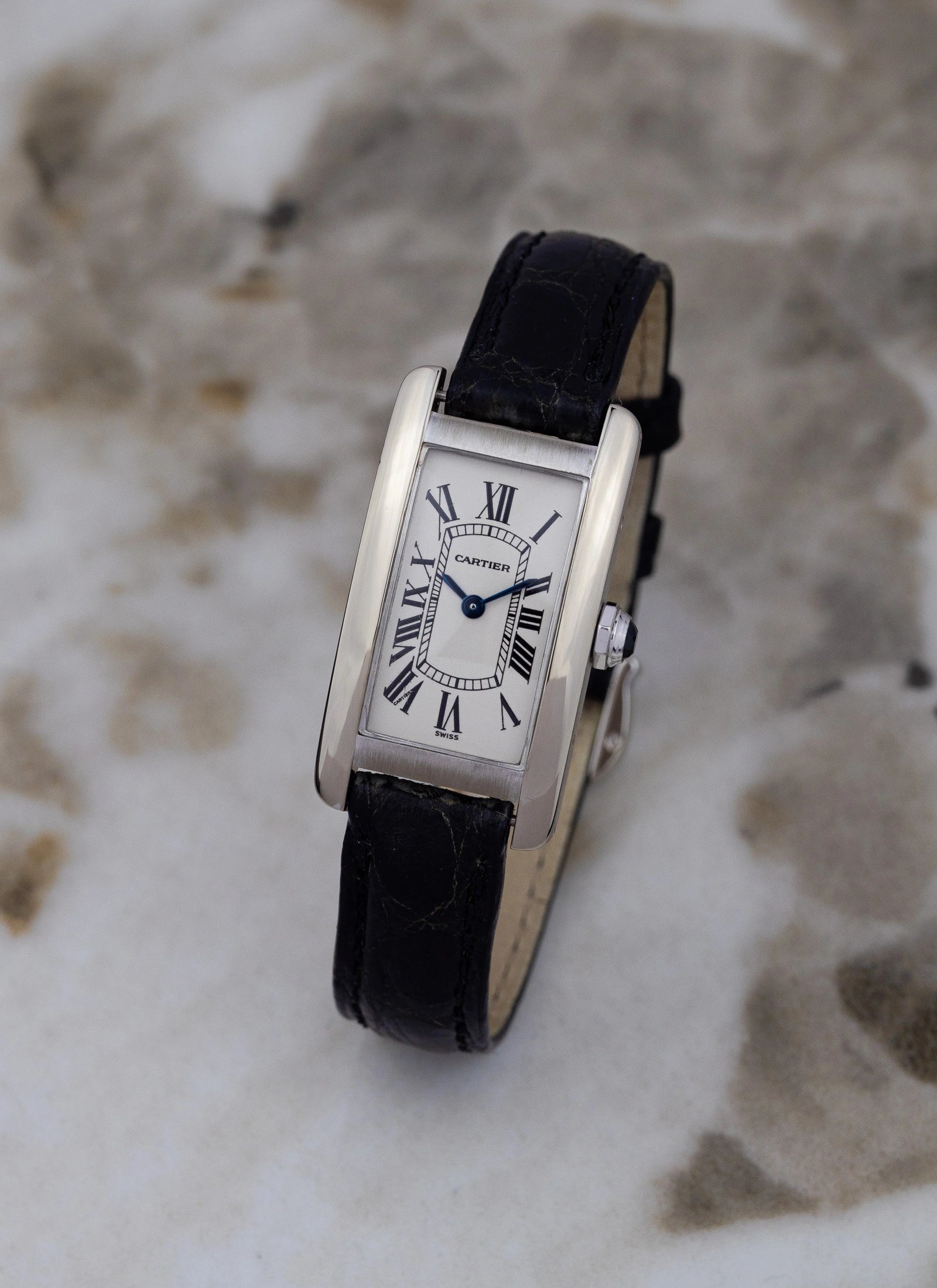 2000s 18K Lady Cartier Tank Americaine 1713