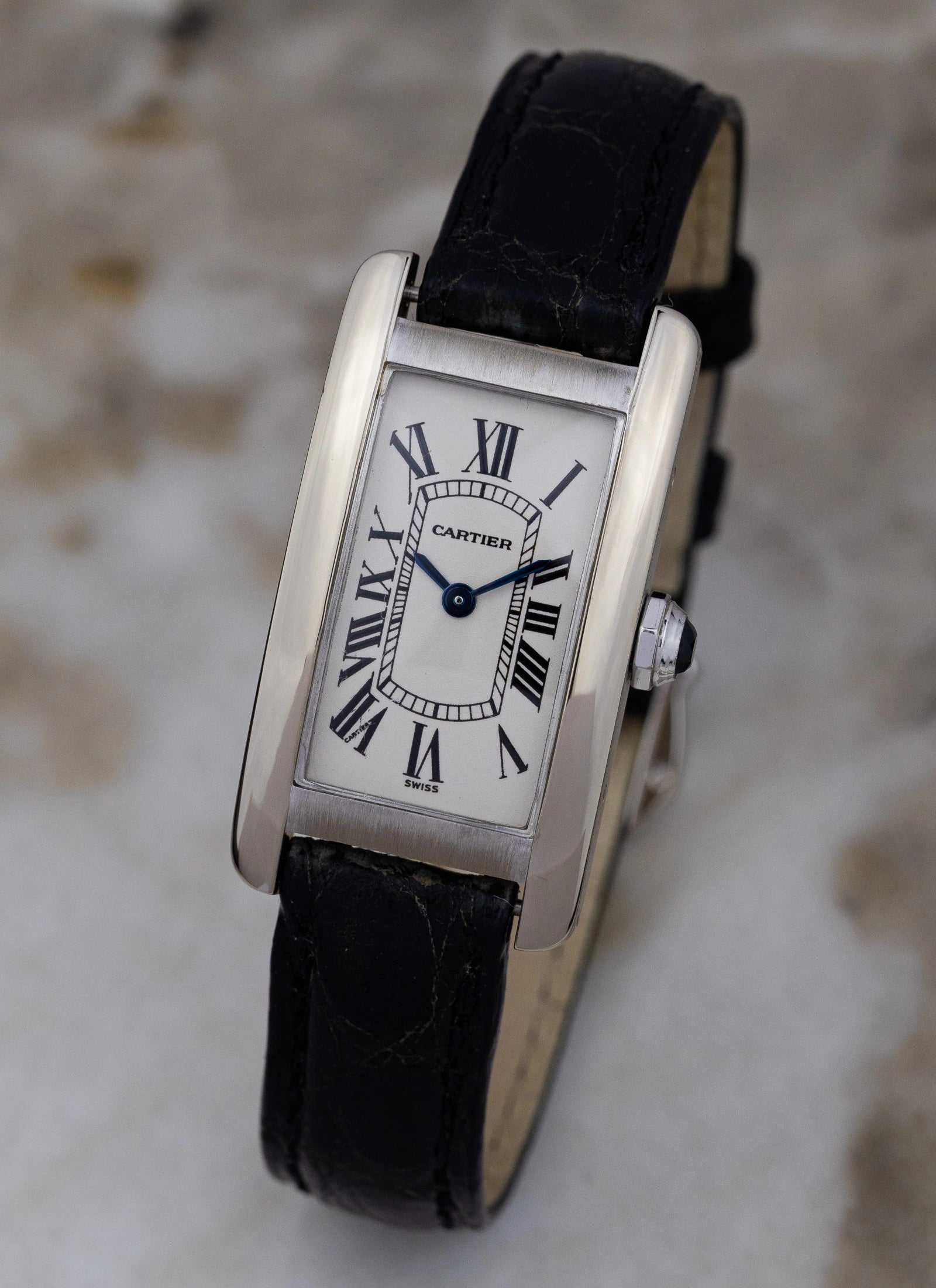 2000s 18K Lady Cartier Tank Americaine 1713