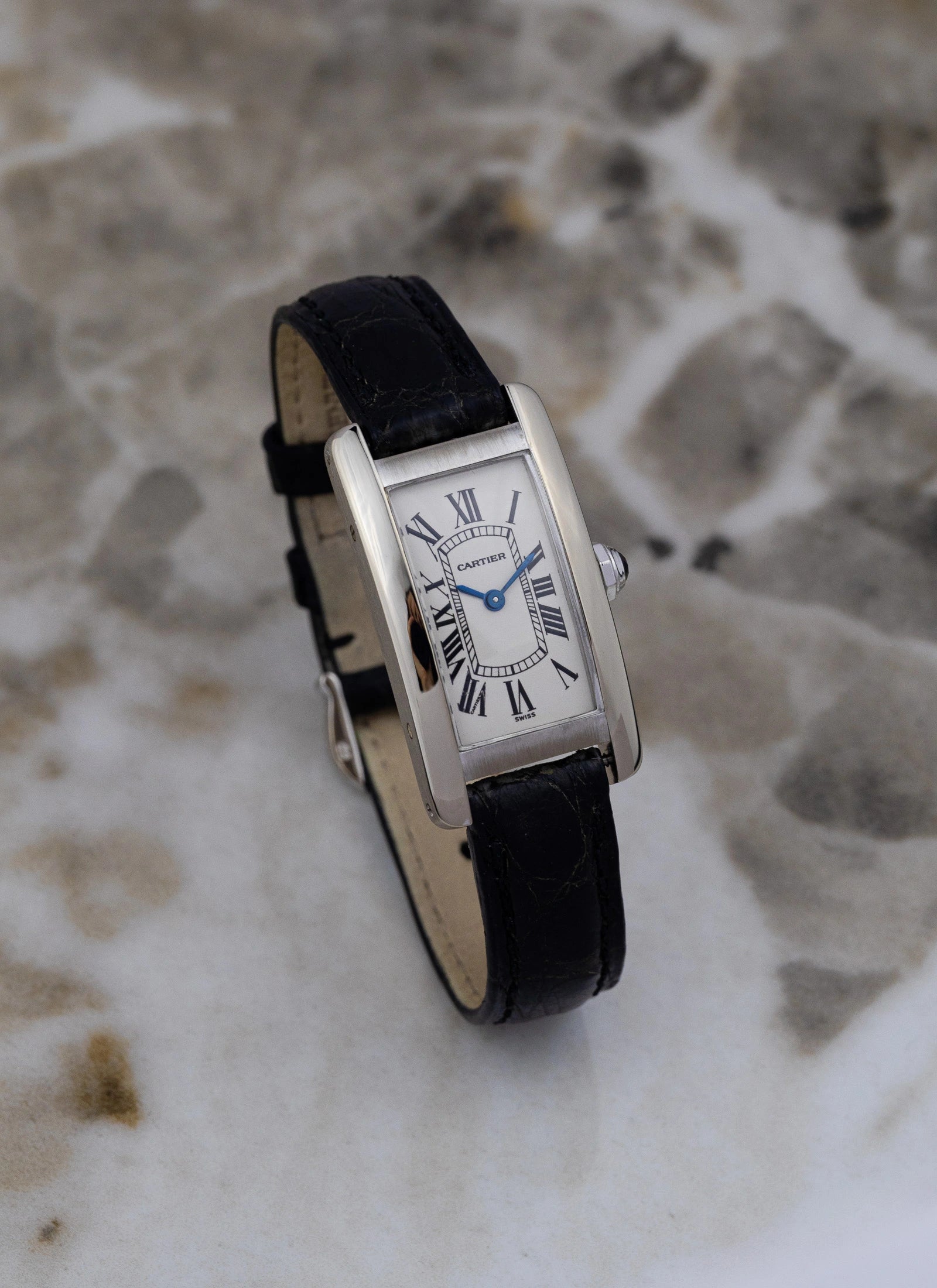 2000s 18K Lady Cartier Tank Americaine 1713