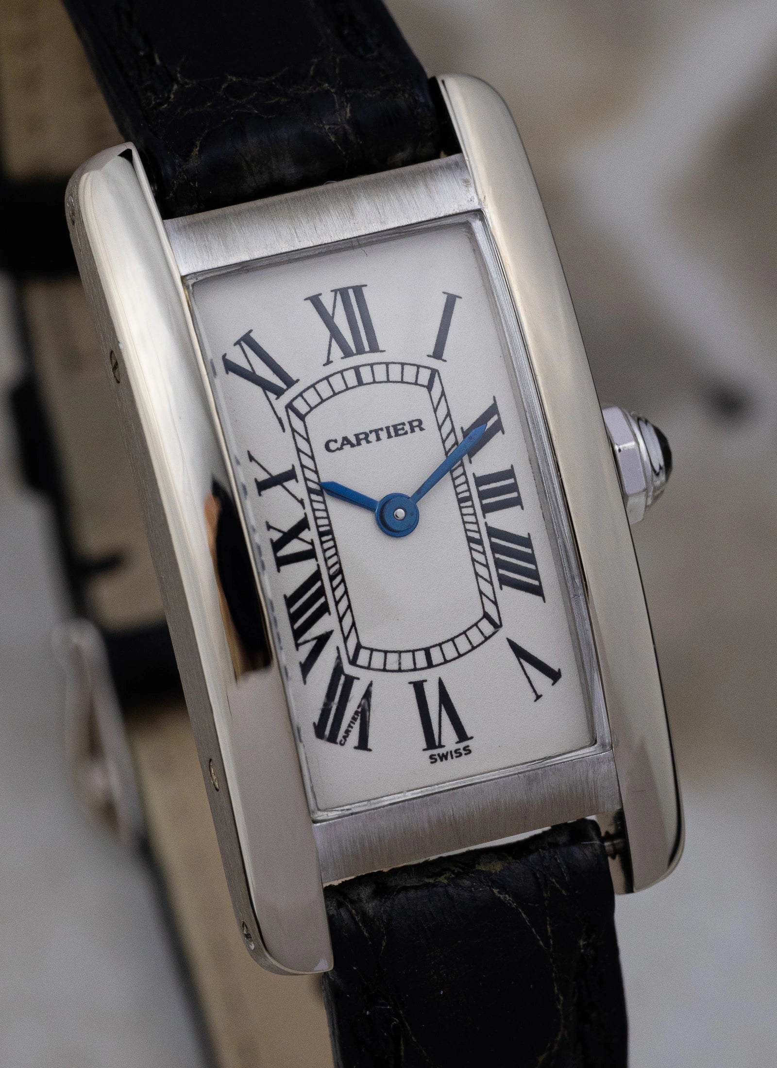 2000s 18K Lady Cartier Tank Americaine 1713