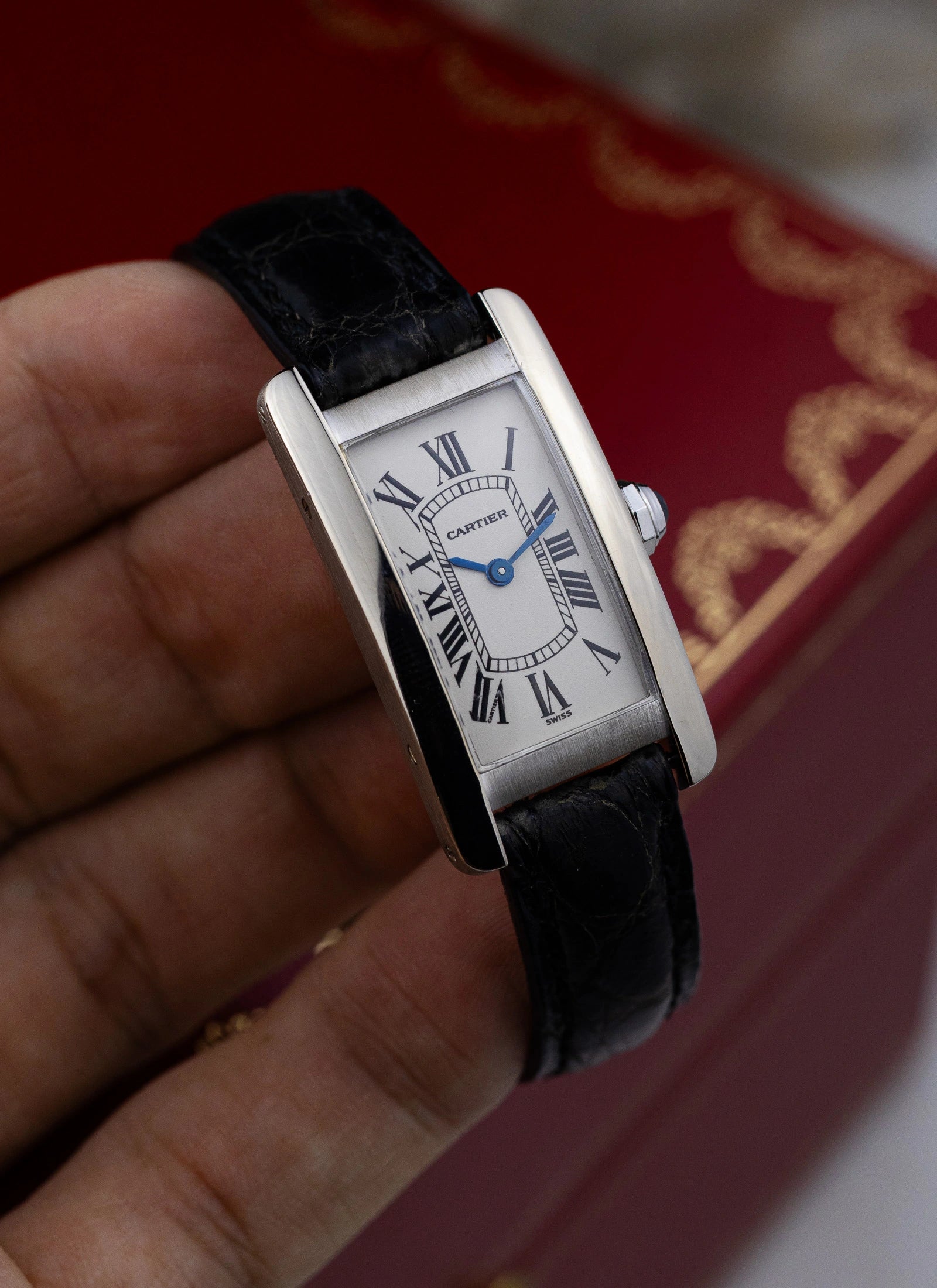2000s 18K Lady Cartier Tank Americaine 1713
