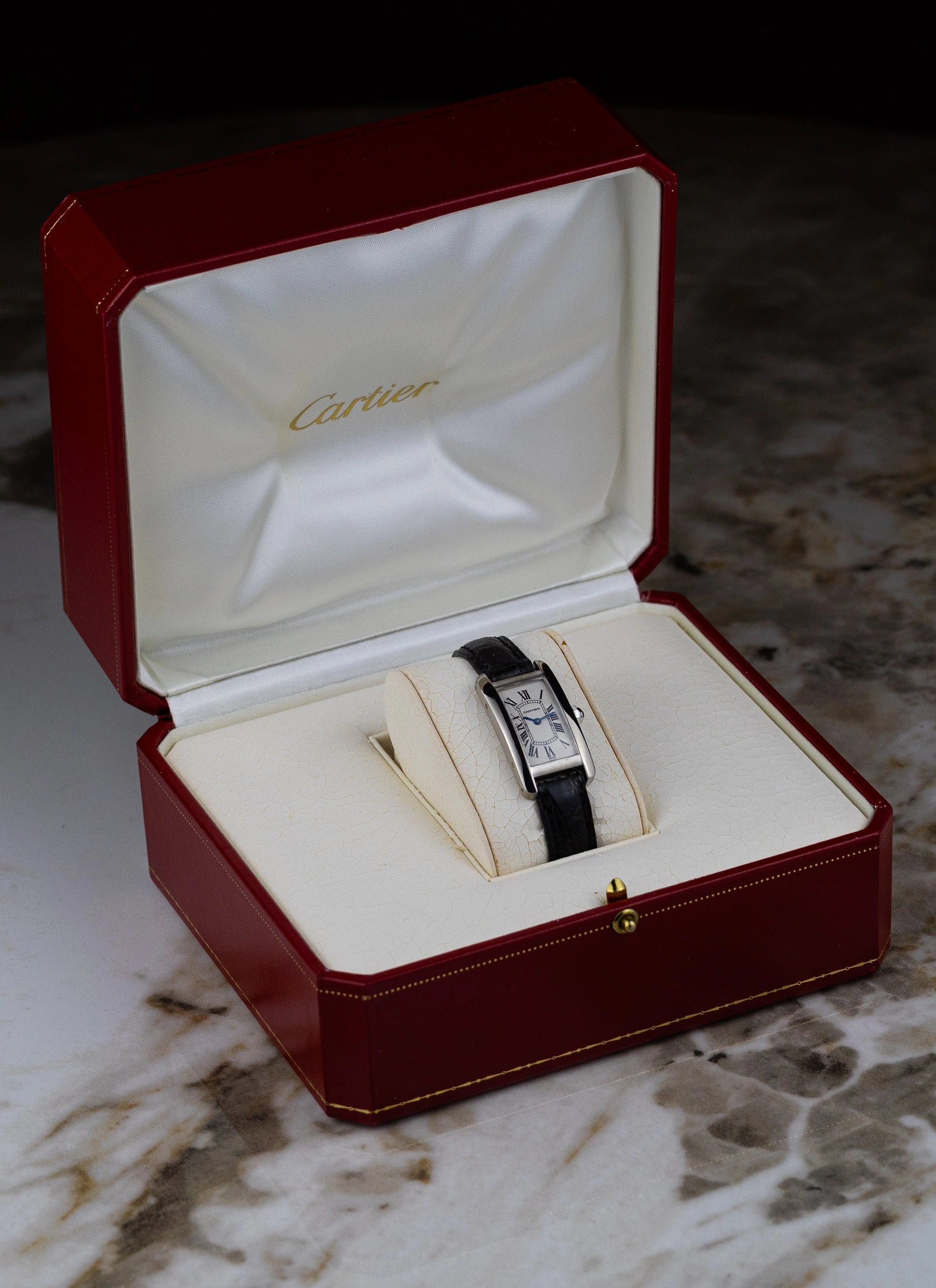 2000s 18K Lady Cartier Tank Americaine 1713
