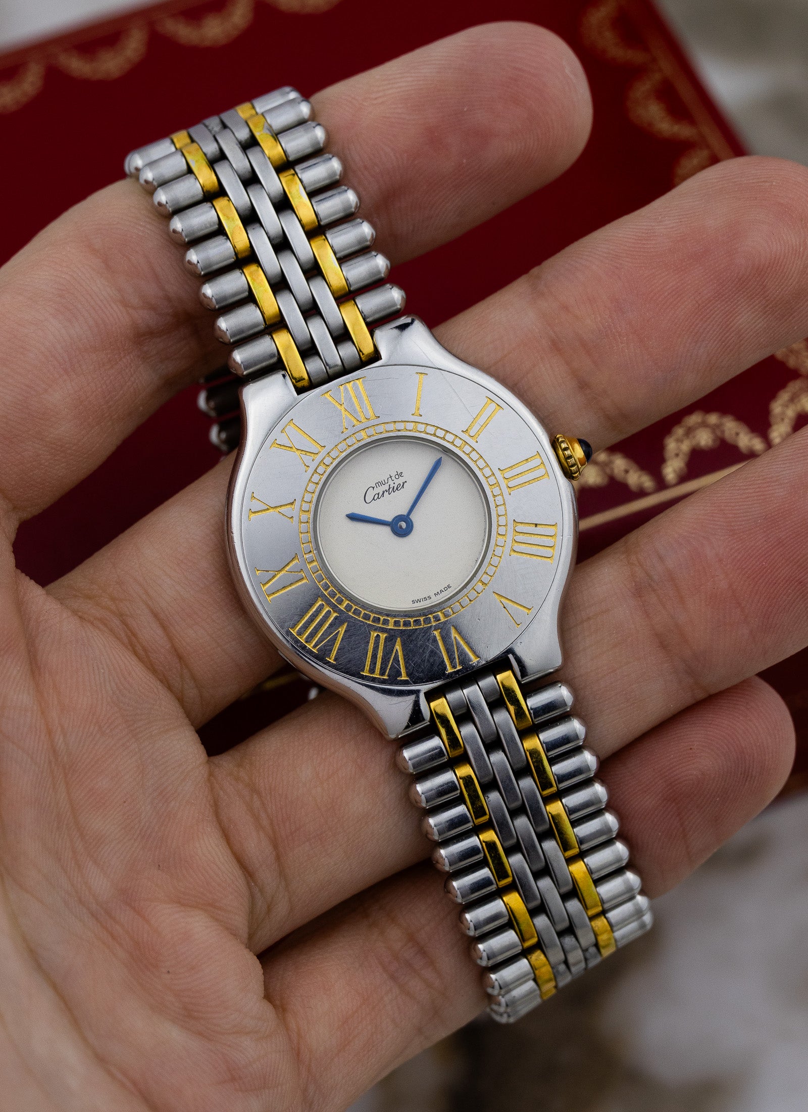 1993 Cartier Must 21 Quartz Full Set