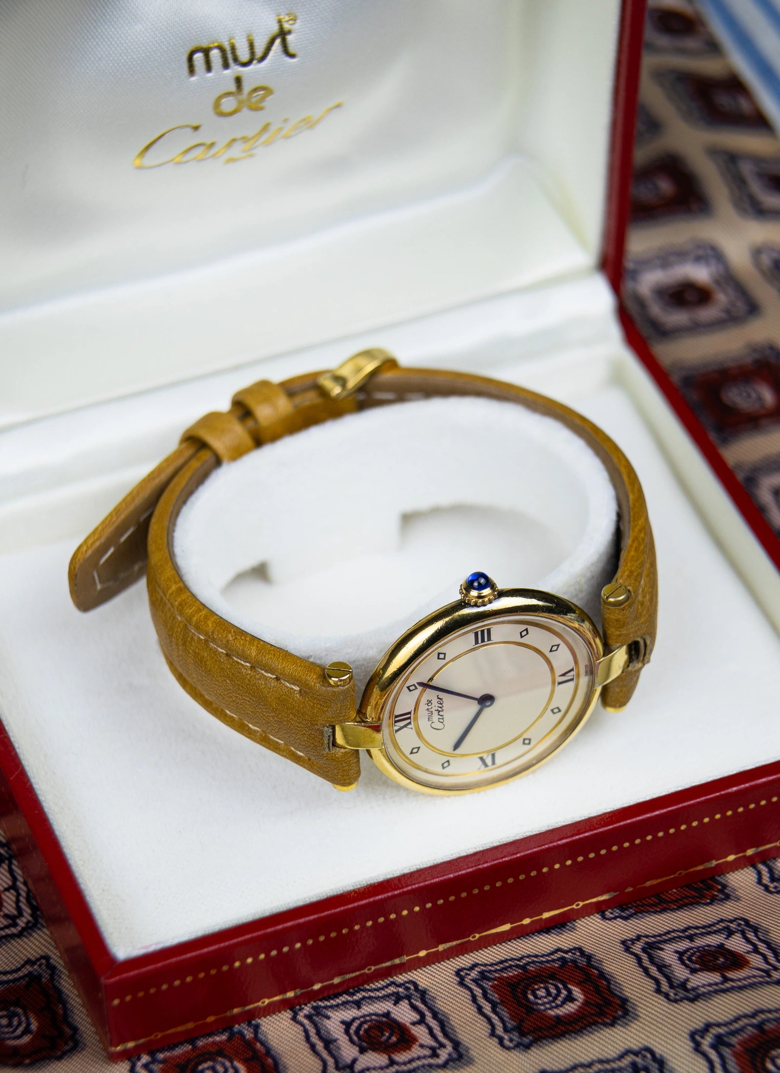 Must de Cartier Vendome Ivory Dial 590003