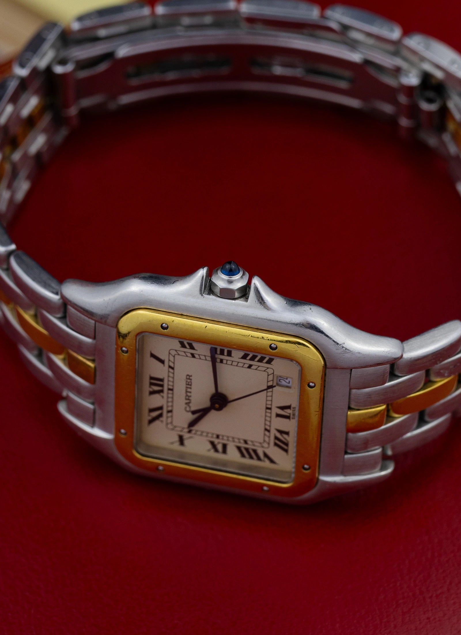 1990s Cartier Panthere Date Quartz Box