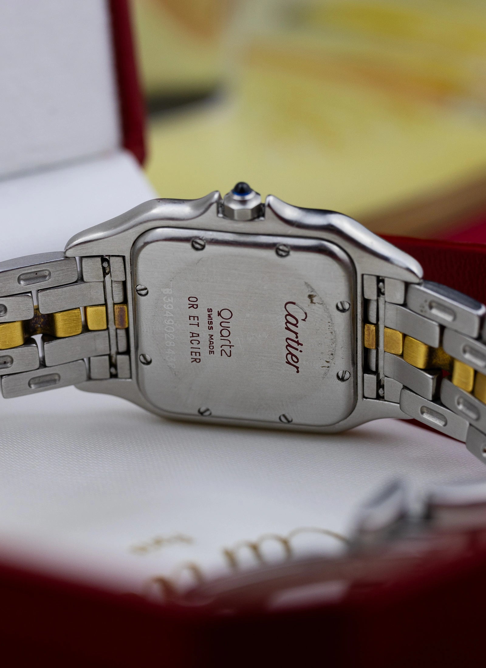 1990s Cartier Panthere Date Quartz Box