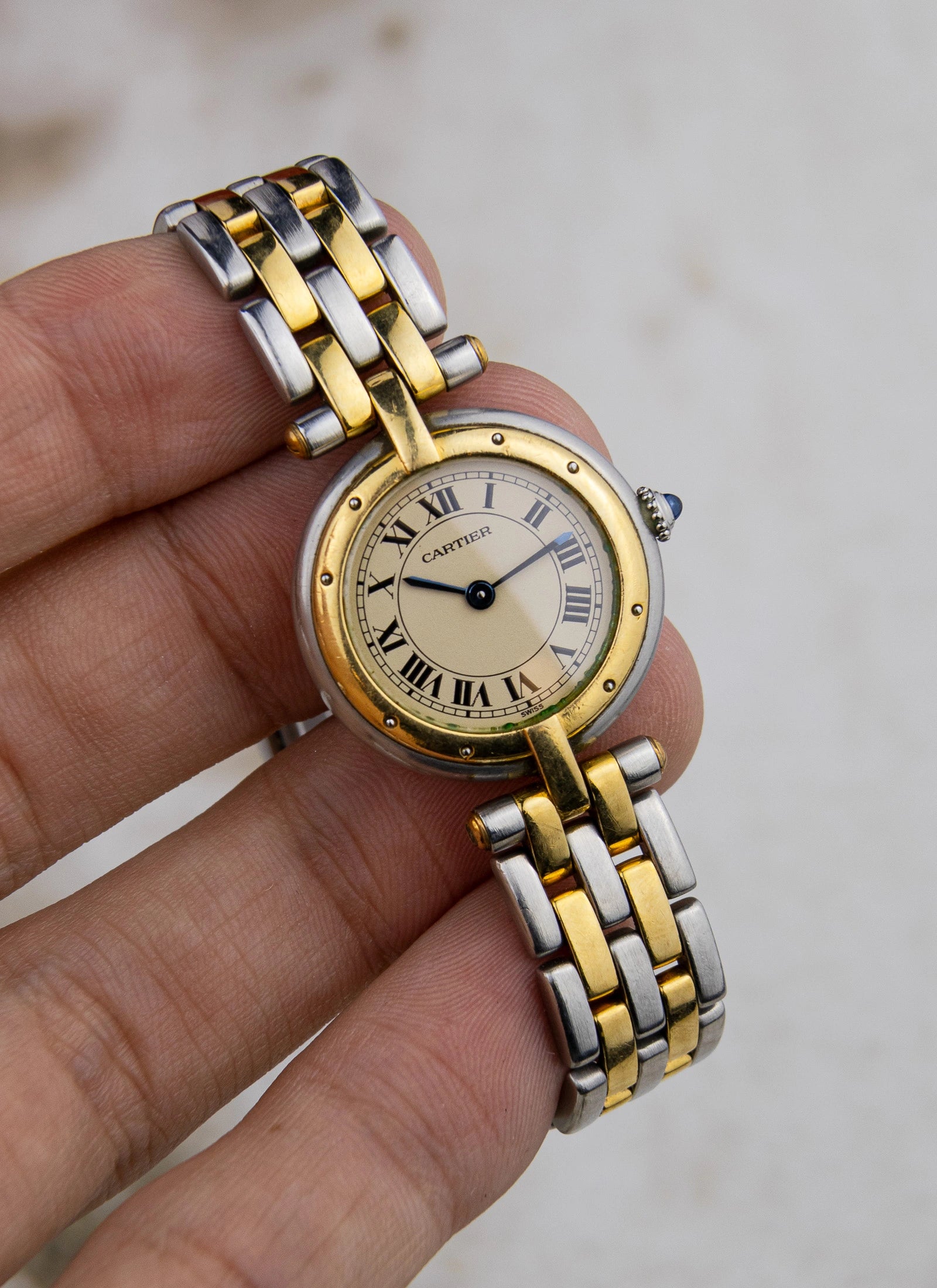 1990s Cartier Panthere Vendome 2-row 166920