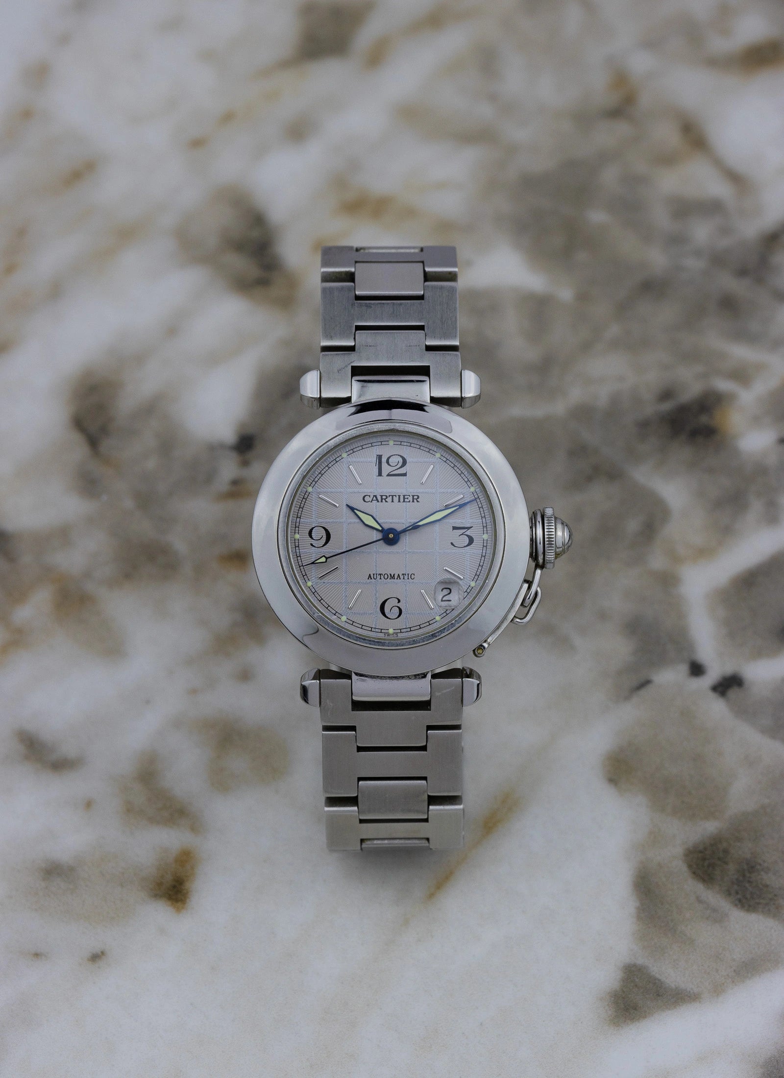 2000s Cartier Pasha White Dial 2324